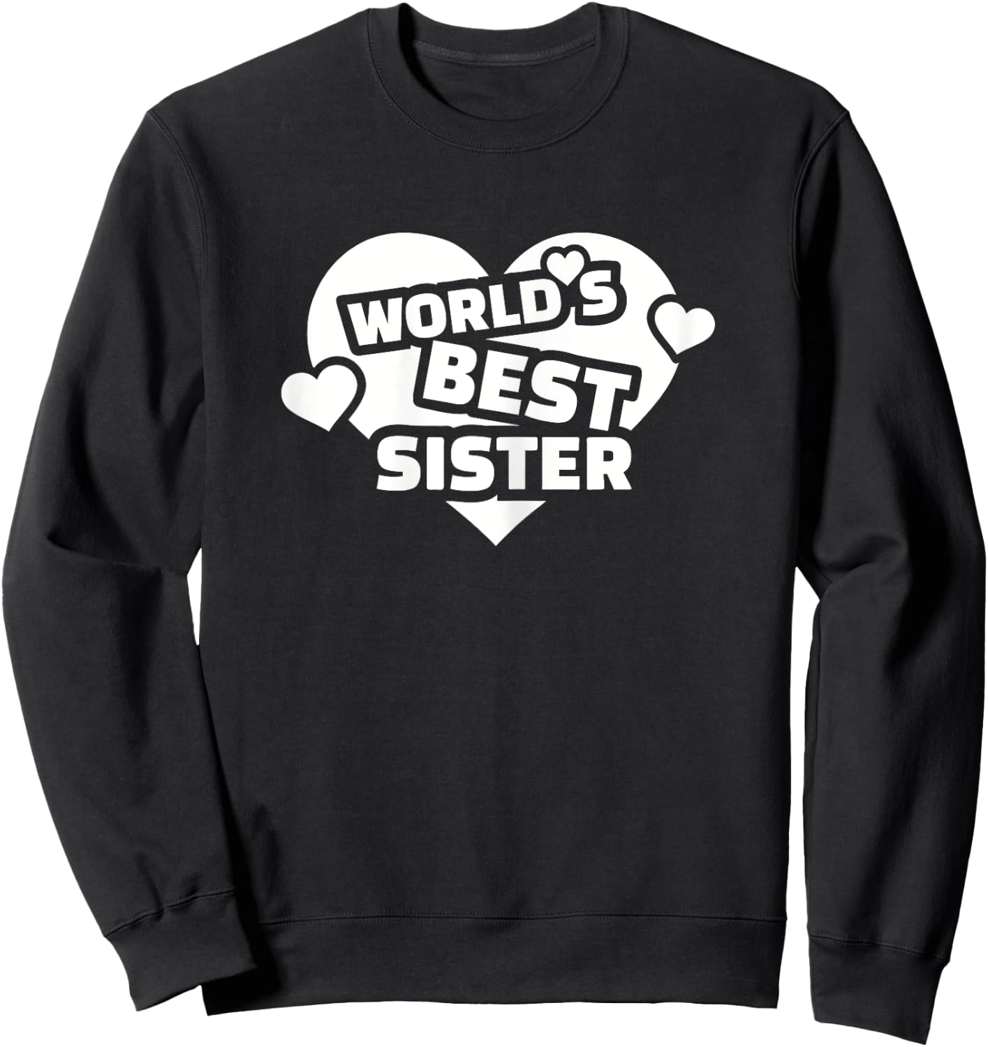 World's best sister Sweatshirt - Sweatshirt | Black