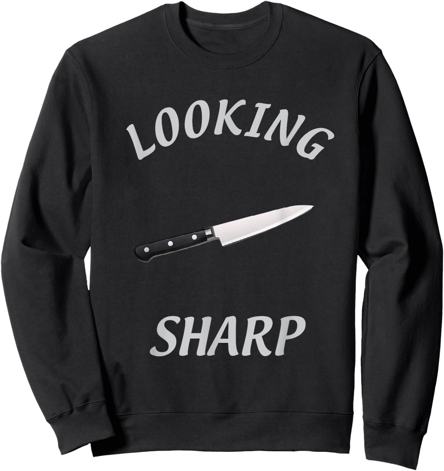 Looking Sharp Knife Sweatshirt - Sweatshirt | Black