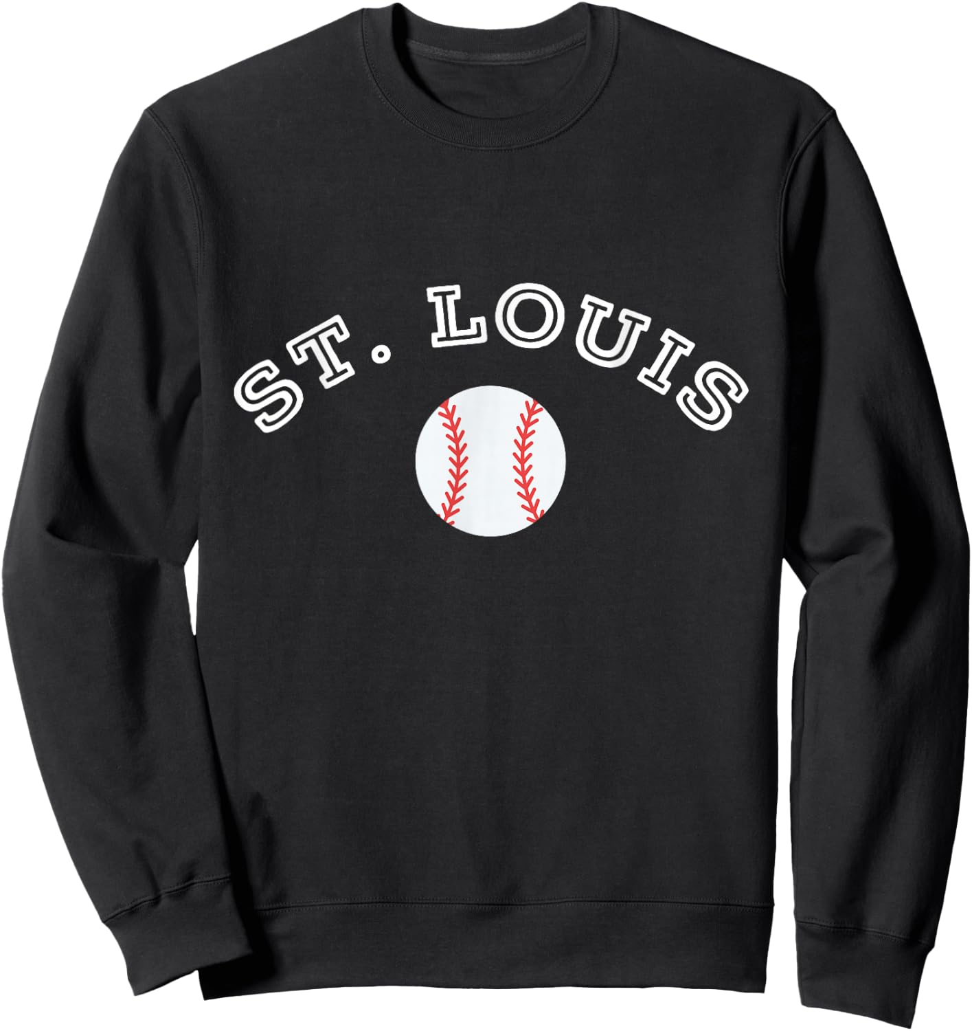 St. Louis Baseball, Cardinal Sweatshirt - Sweatshirt | Black