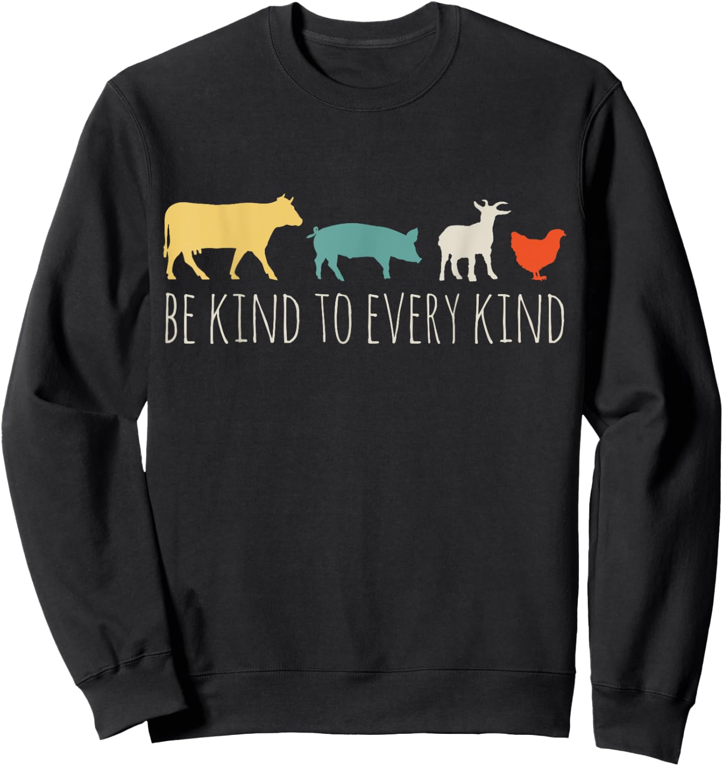 Vegan Sweatshirt - Sweatshirt | Black
