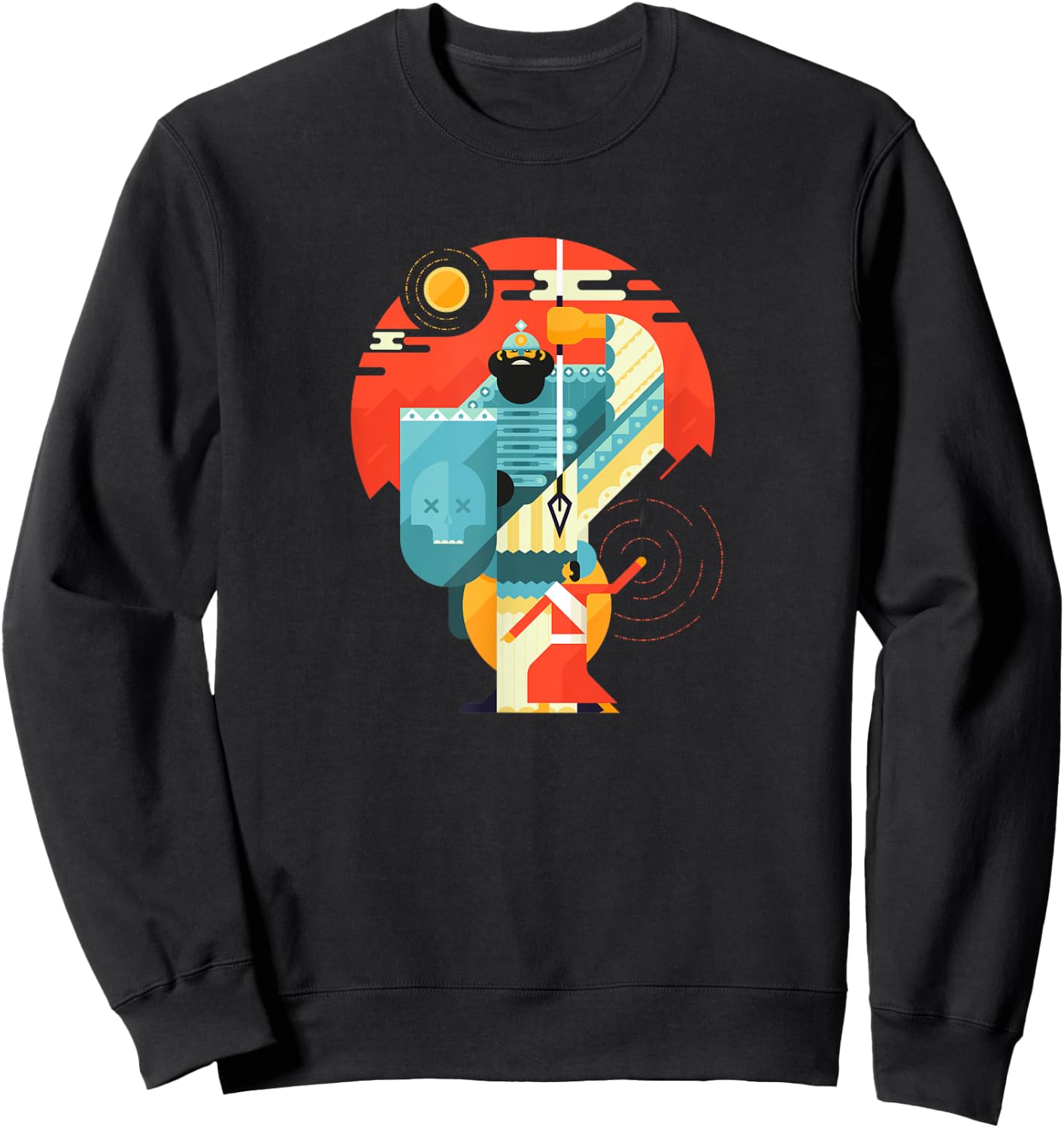 Epic David And Goliath Christian Bible - Graphic Sweatshirt - Sweatshirt | Black