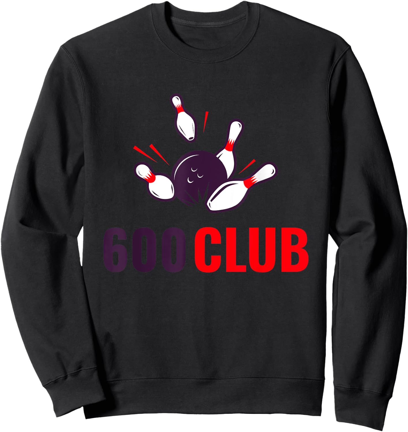 Bowling Series | 600 Club Achievement Sweatshirt - Sweatshirt | Black