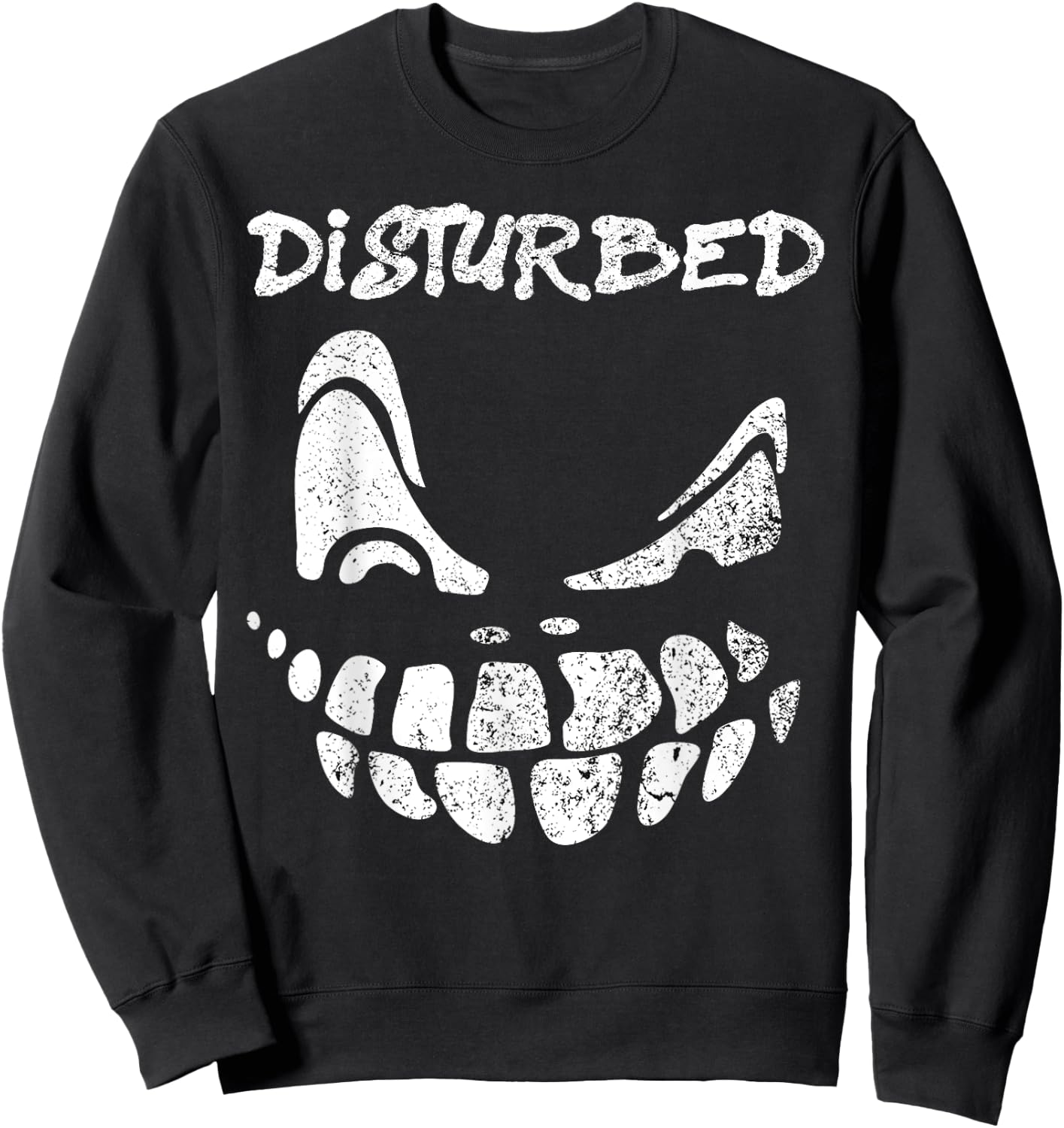 Disturbed Scary Face Sweatshirt - Sweatshirt | Black