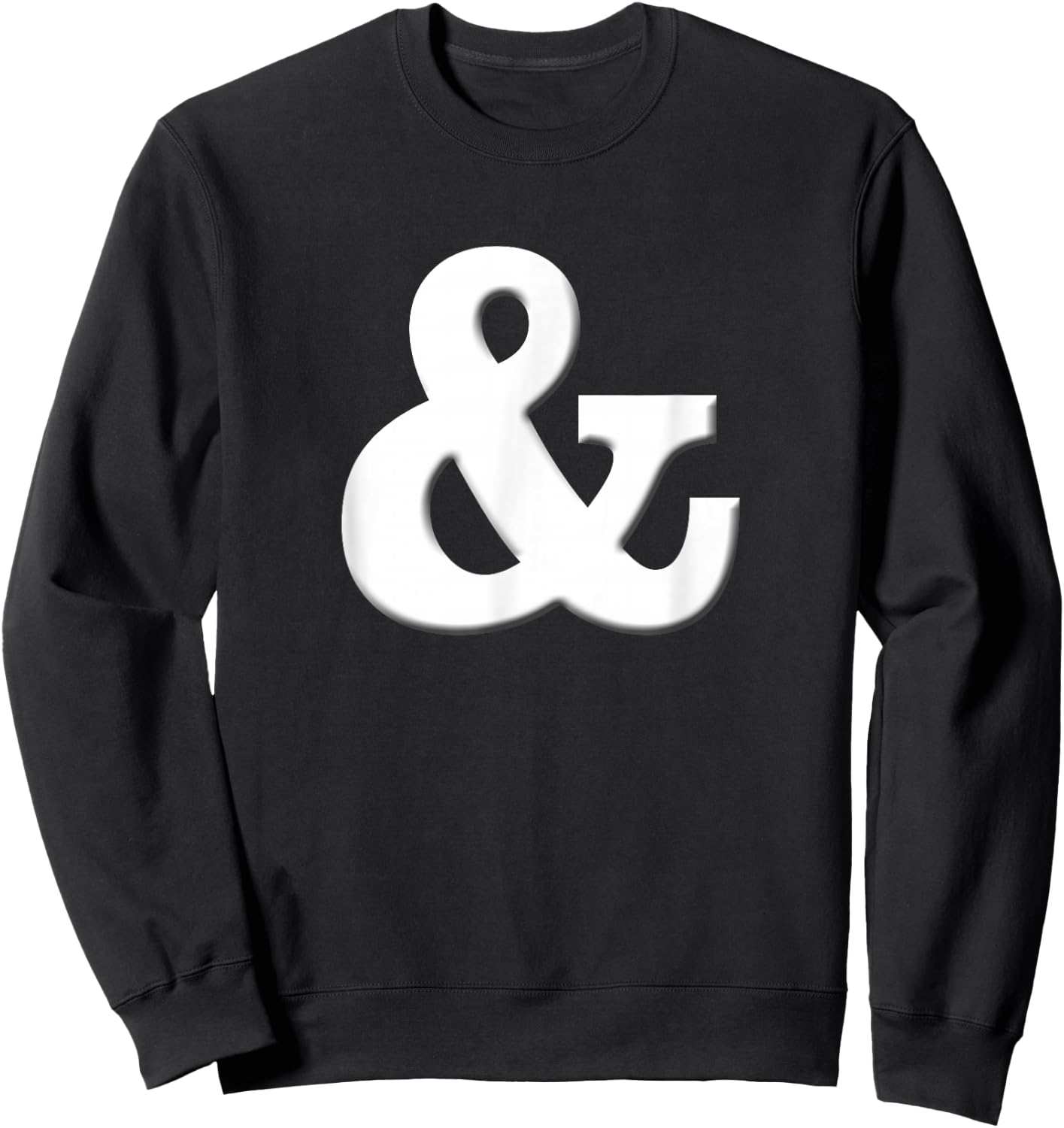 Letter Ampersand & halloween shirt Sweatshirt - Sweatshirt | Black