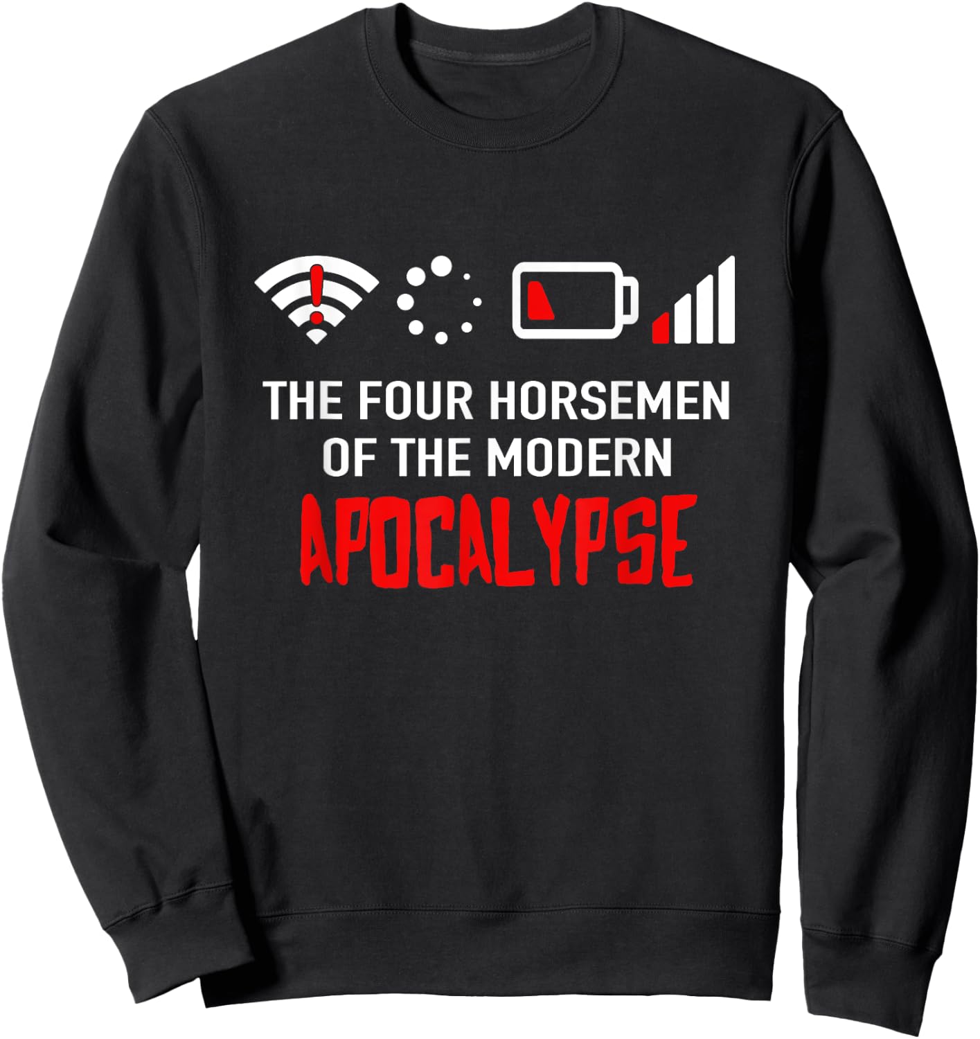 The Four Geeky Horsemen Men Women Kids Gift Sweatshirt - Sweatshirt | Black
