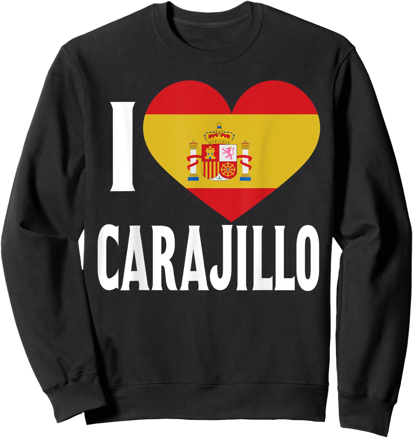 Carajillo I Love Spanish Drinking Sweatshirt - Sweatshirt | Black