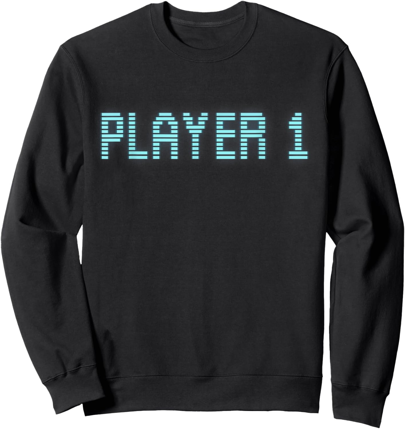 Player 1 Retro Arcade Cabinet Gaming Sweatshirt - Sweatshirt | Black