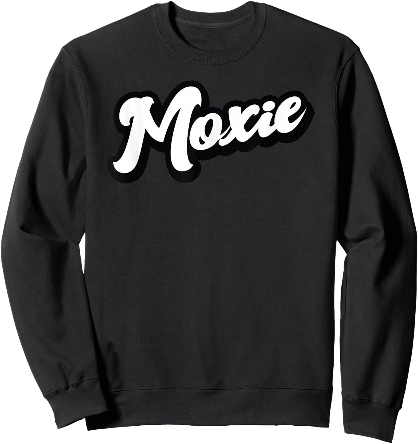 MOXIE Alive Design Sweatshirt - Sweatshirt | Black