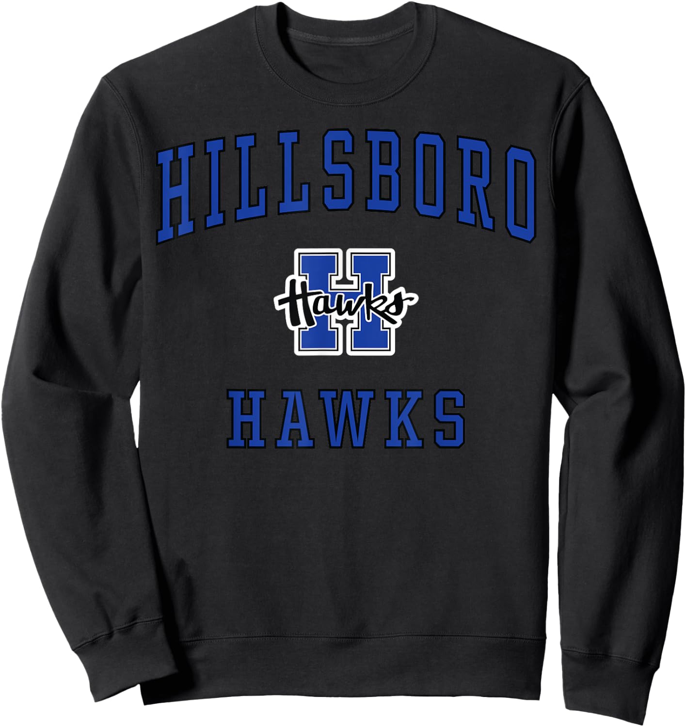 Hillsboro High School Hawks Sweatshirt - Sweatshirt | Black