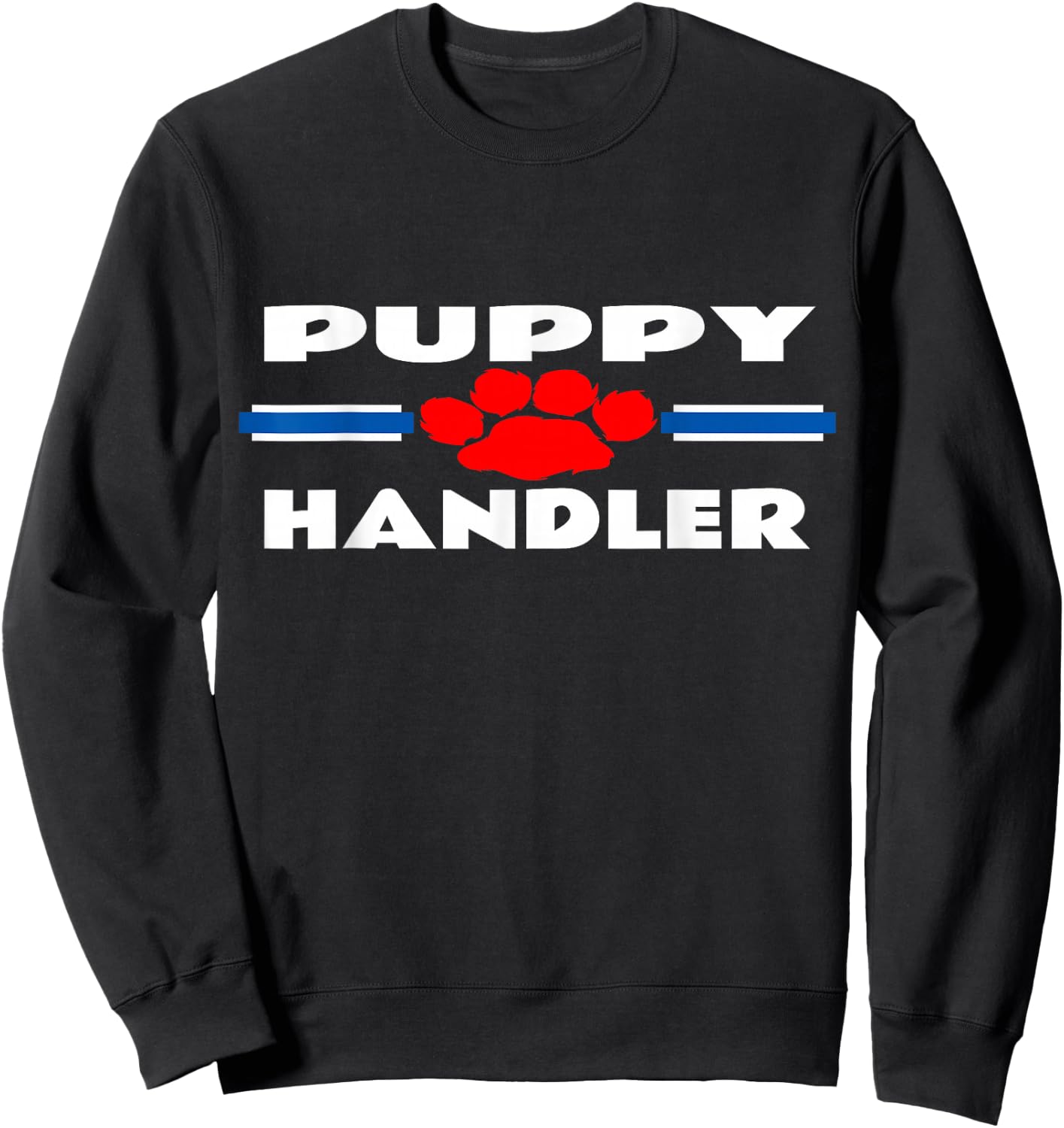 Puppy Handler Pup Play Leather Fetish Gay BDSM Adult Sweatshirt - Sweatshirt | Black