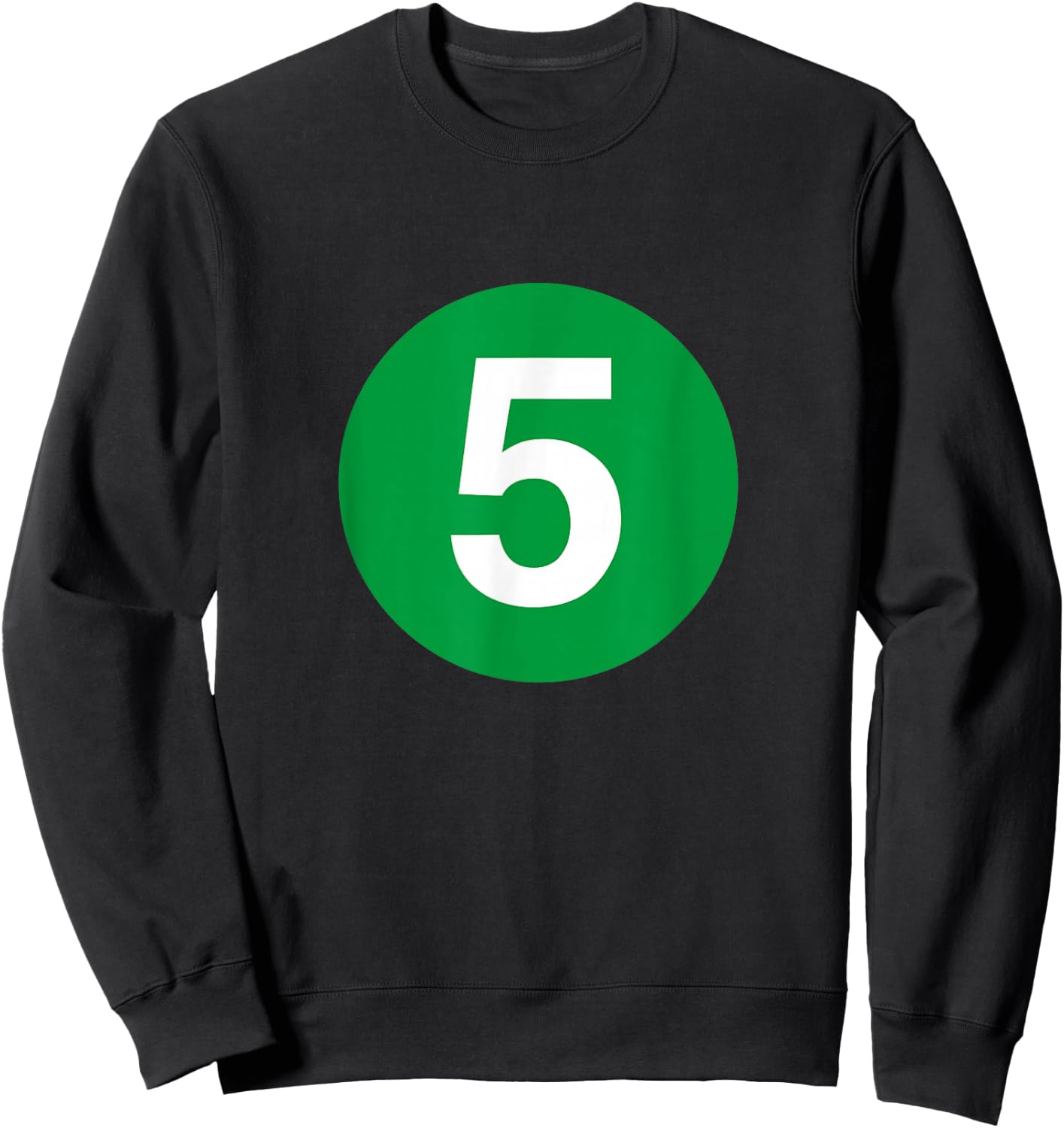 5 Line Sweatshirt - Sweatshirt | Black