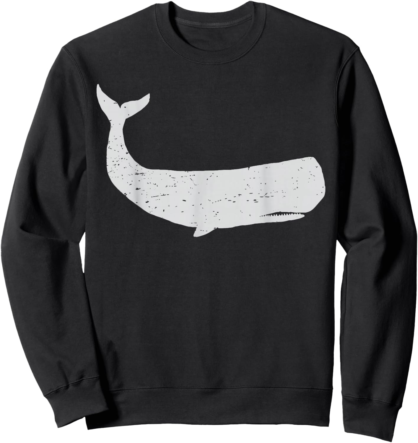 Sperm Whale Shirt Sweatshirt - Sweatshirt | Black