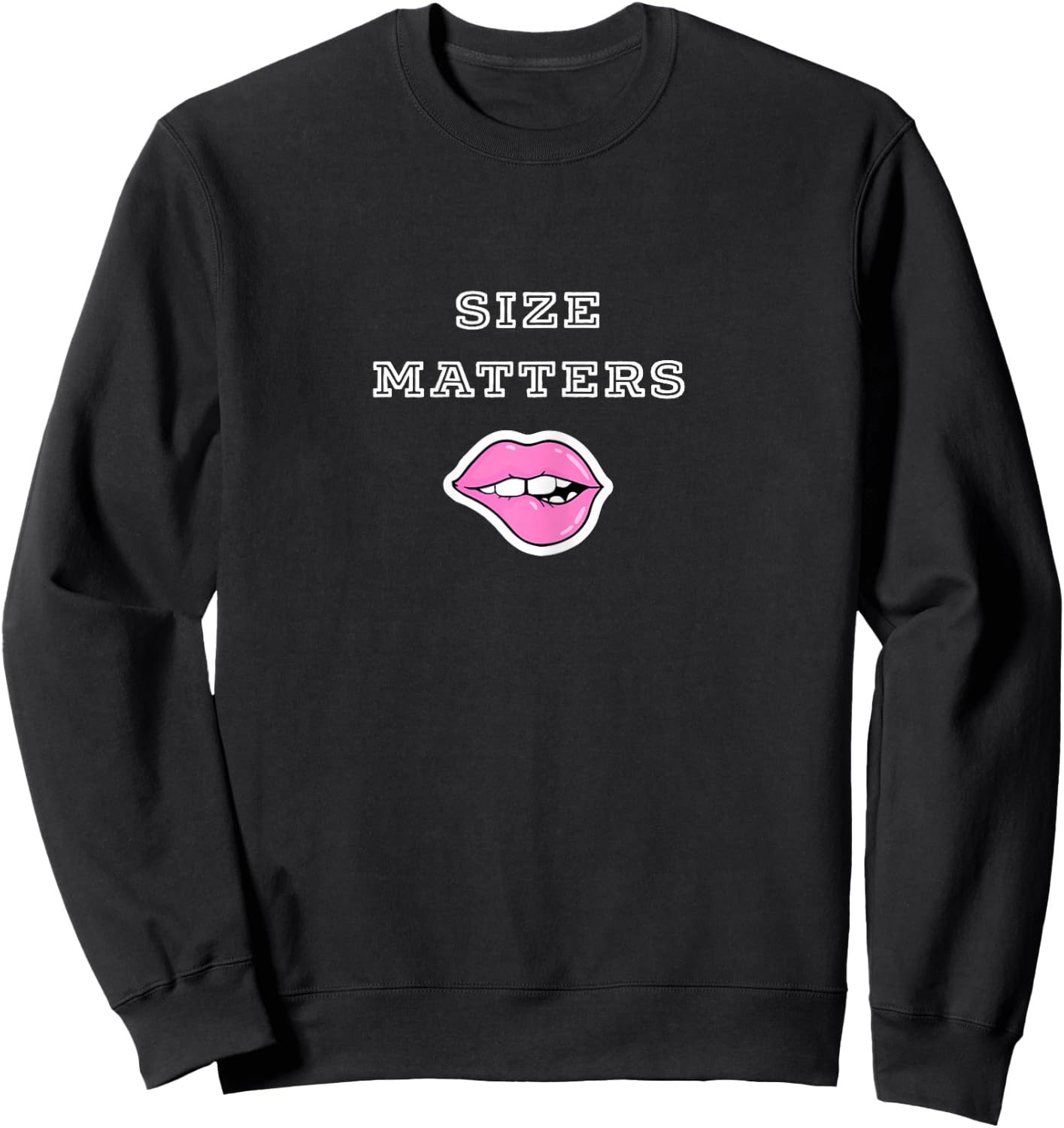 Size Matters Hotwife Shirt | Size Matters Hotwife Gift Sweatshirt - Sweatshirt | Black