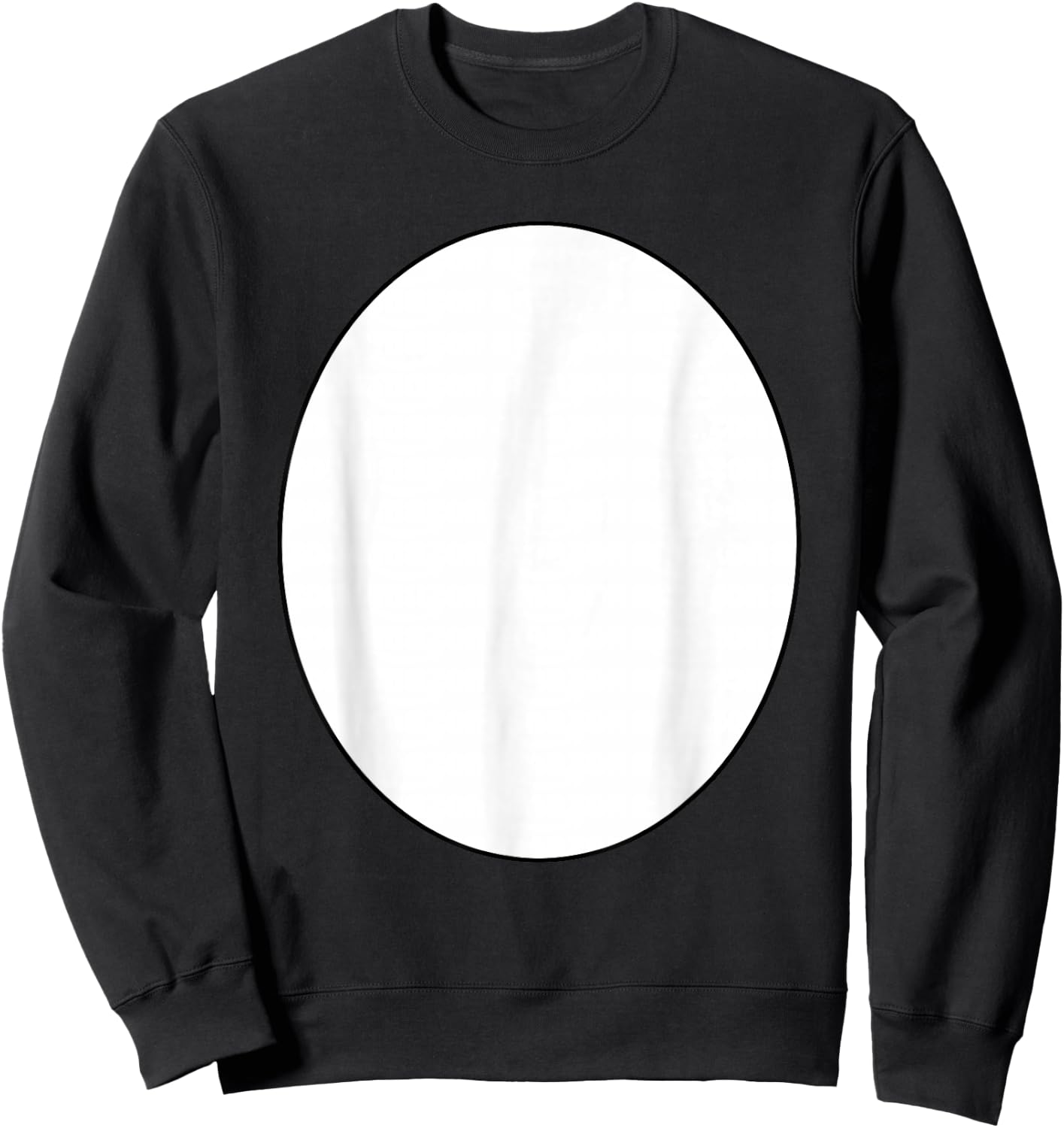 Panda Bear Belly To Go With Panda Costume Sweatshirt - Sweatshirt | Black