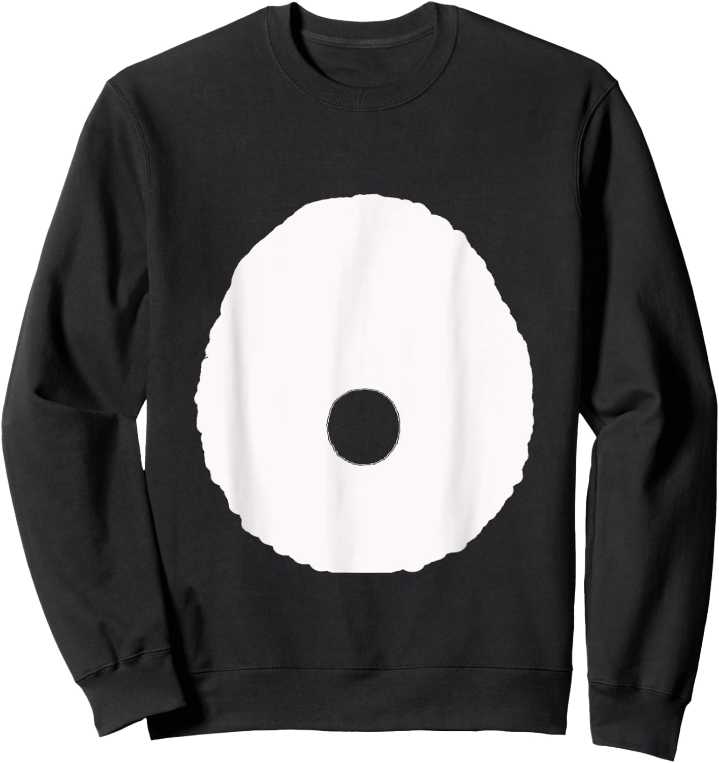 Panda Belly Animal Halloween Group Couple Costume Men Women Sweatshirt - Sweatshirt | Black