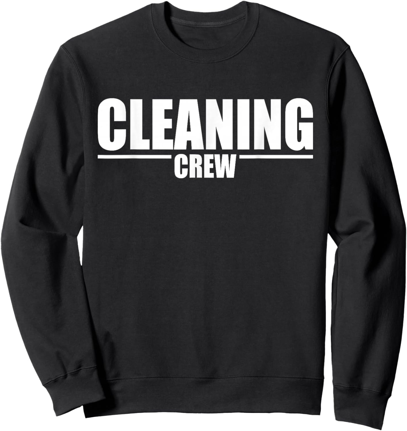 Cleaning Crew Housekeeping Maid Service Janitor Uniform Sweatshirt - Sweatshirt | Black