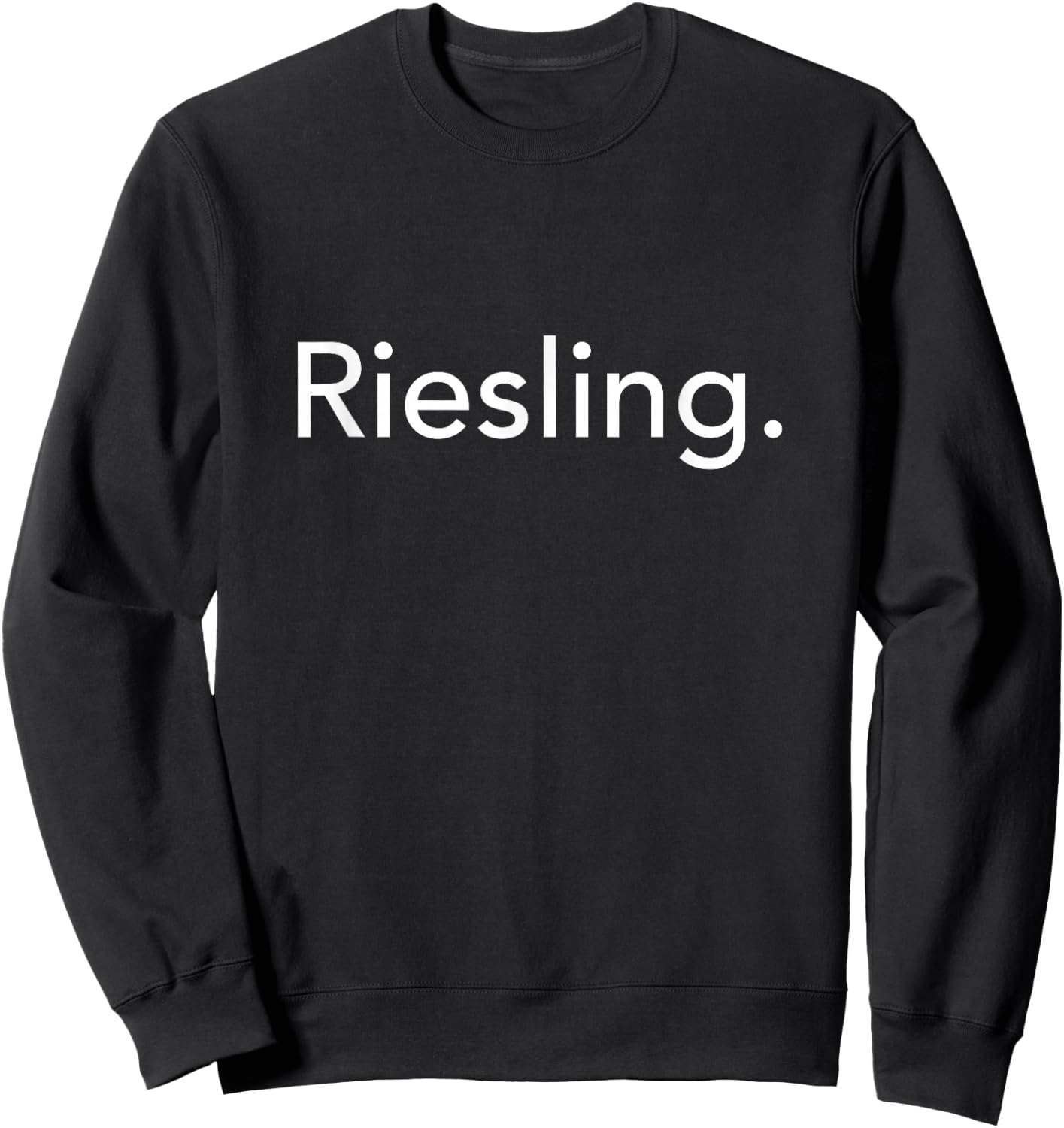Riesling Wine | Stylish Summer | Wine Lover Sweatshirt - Sweatshirt | Black
