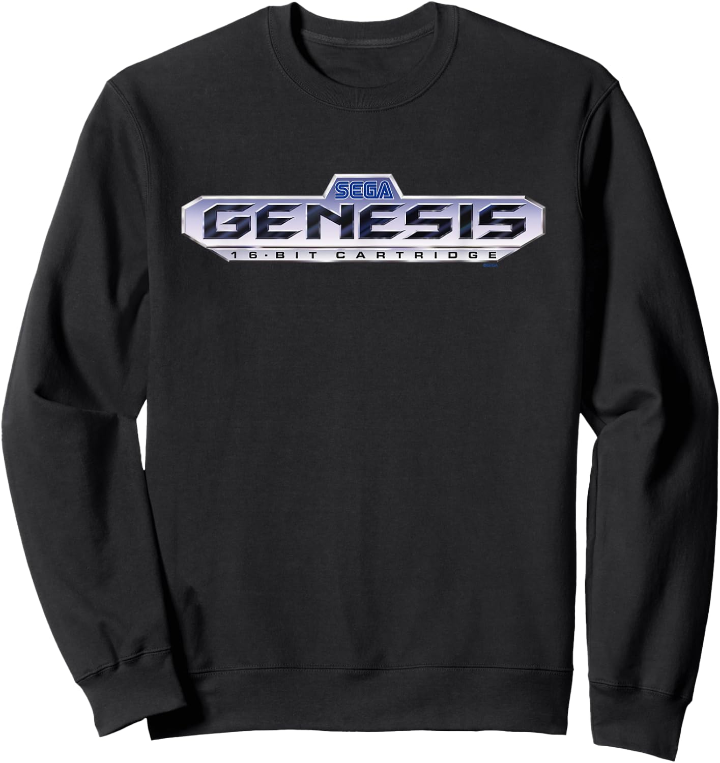 SEGA Genesis logo video game Sweatshirt - Sweatshirt | Black