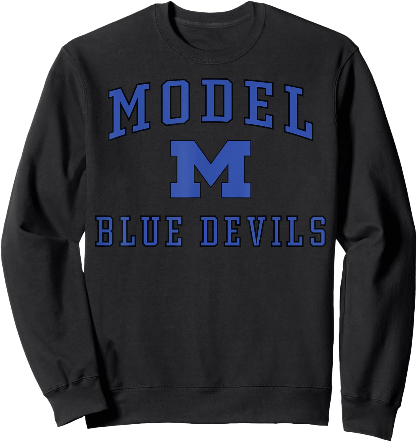 Model High School Blue Devils C1 Sweatshirt - Sweatshirt | Black