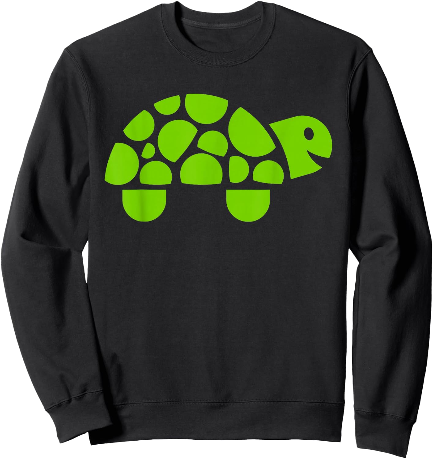 Green turtle Sweatshirt - Sweatshirt | Black