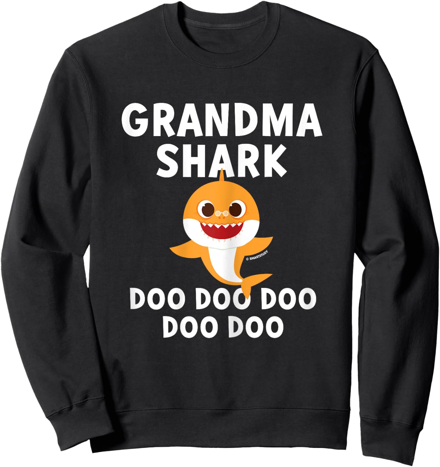 Pinkfong Grandma Shark Official Sweatshirt - Sweatshirt | Black
