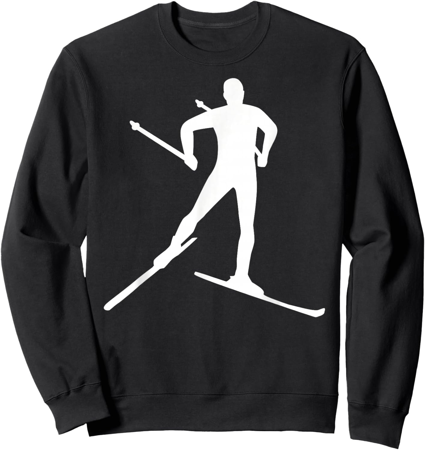 Cross-Country skiing Sweatshirt - Sweatshirt | Black