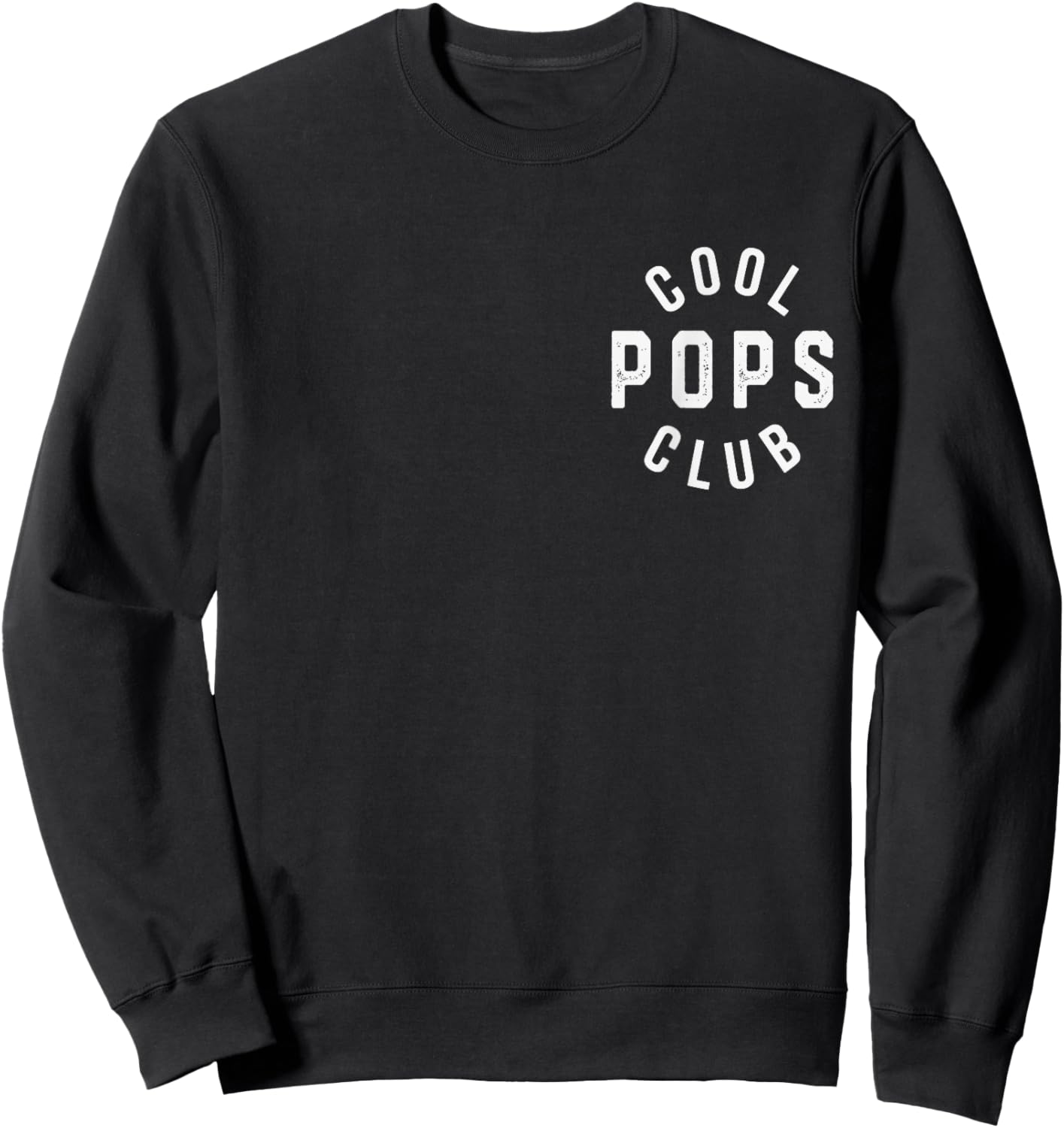Cool Pops Club Retro Vintage Graphic Sweatshirt - Sweatshirt | Black