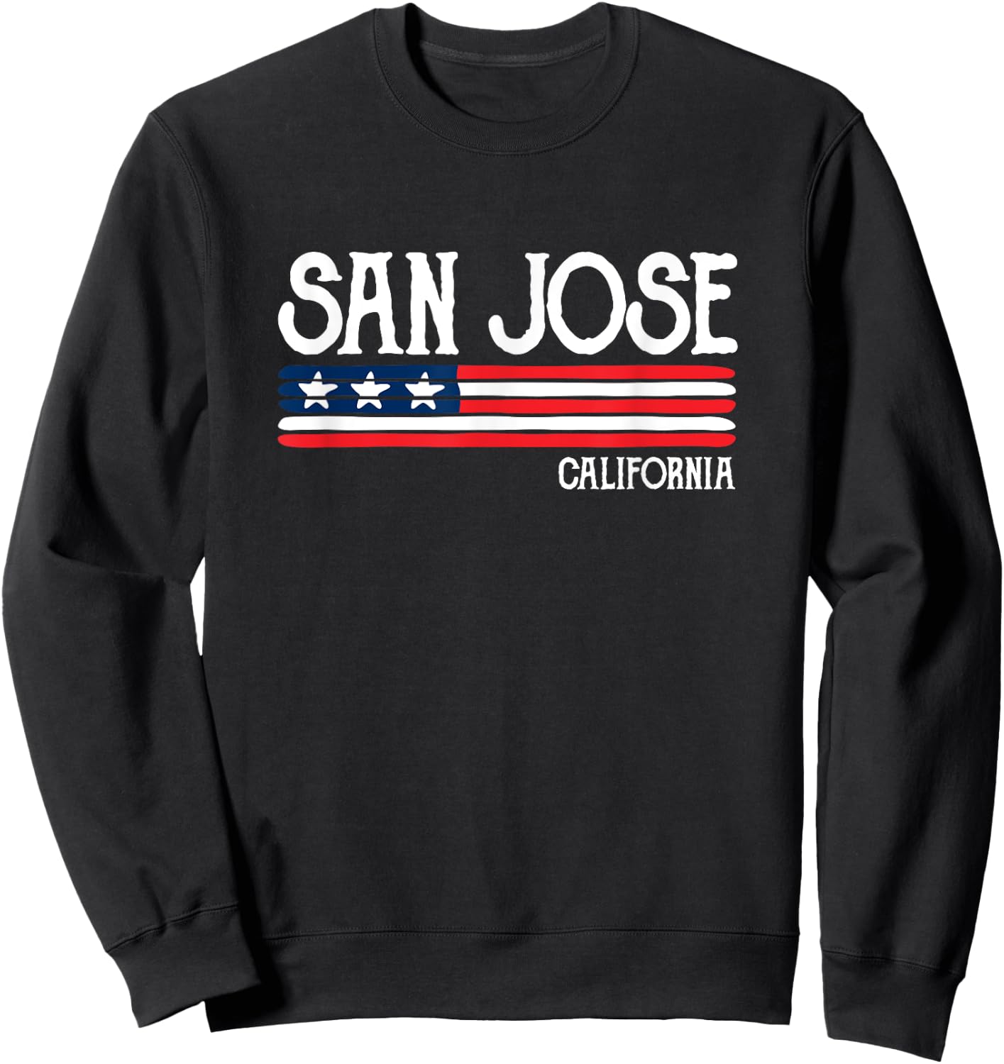 San Jose California Souvenir Gift Sweatshirt - Sweatshirt | Black