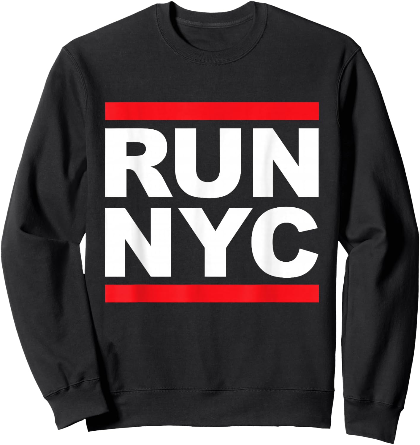 Run NYC Classic Logo T Shirt Sweatshirt - Sweatshirt | Black