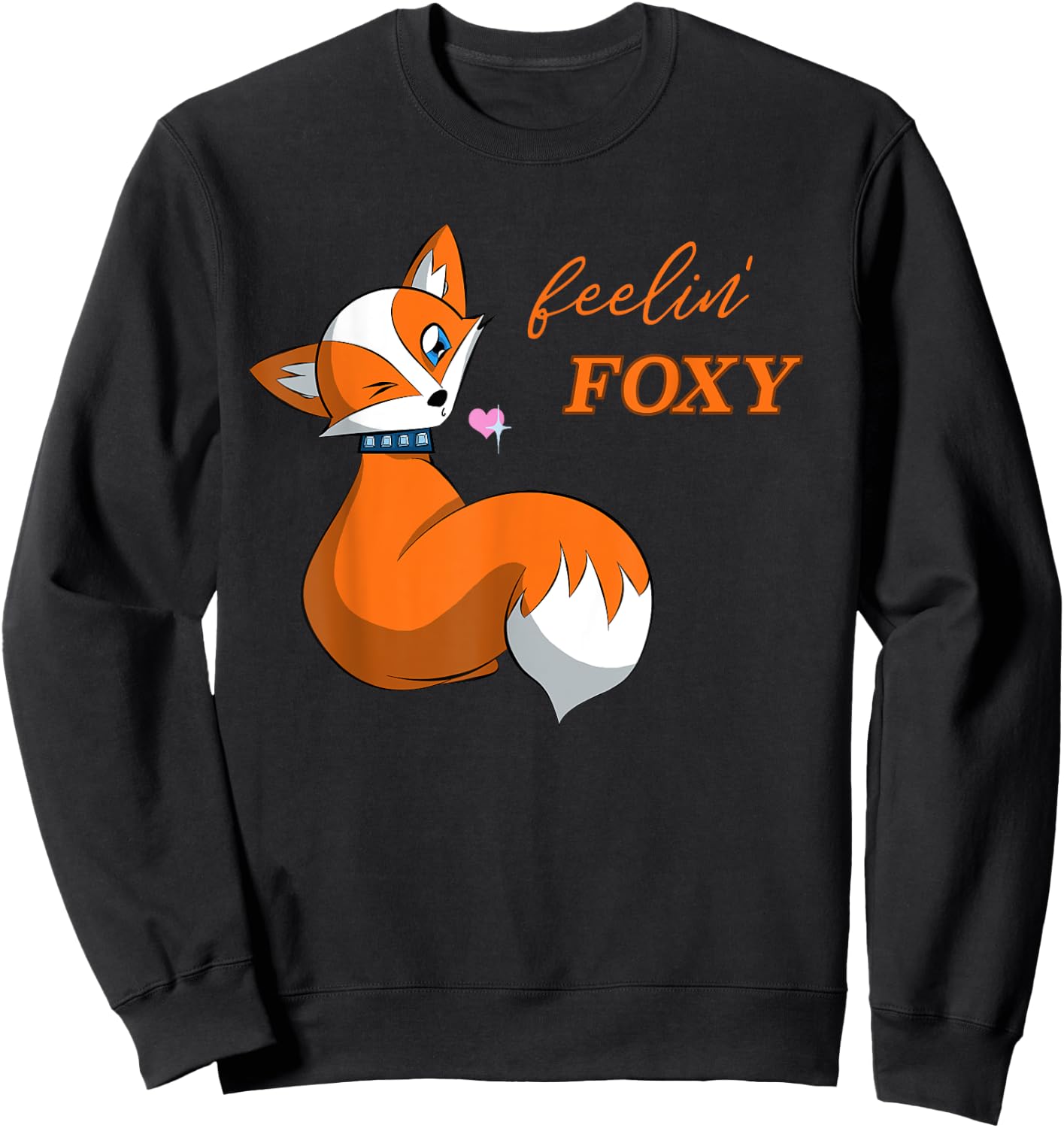 Feelin' Foxy Sweatshirt - Sweatshirt | Black