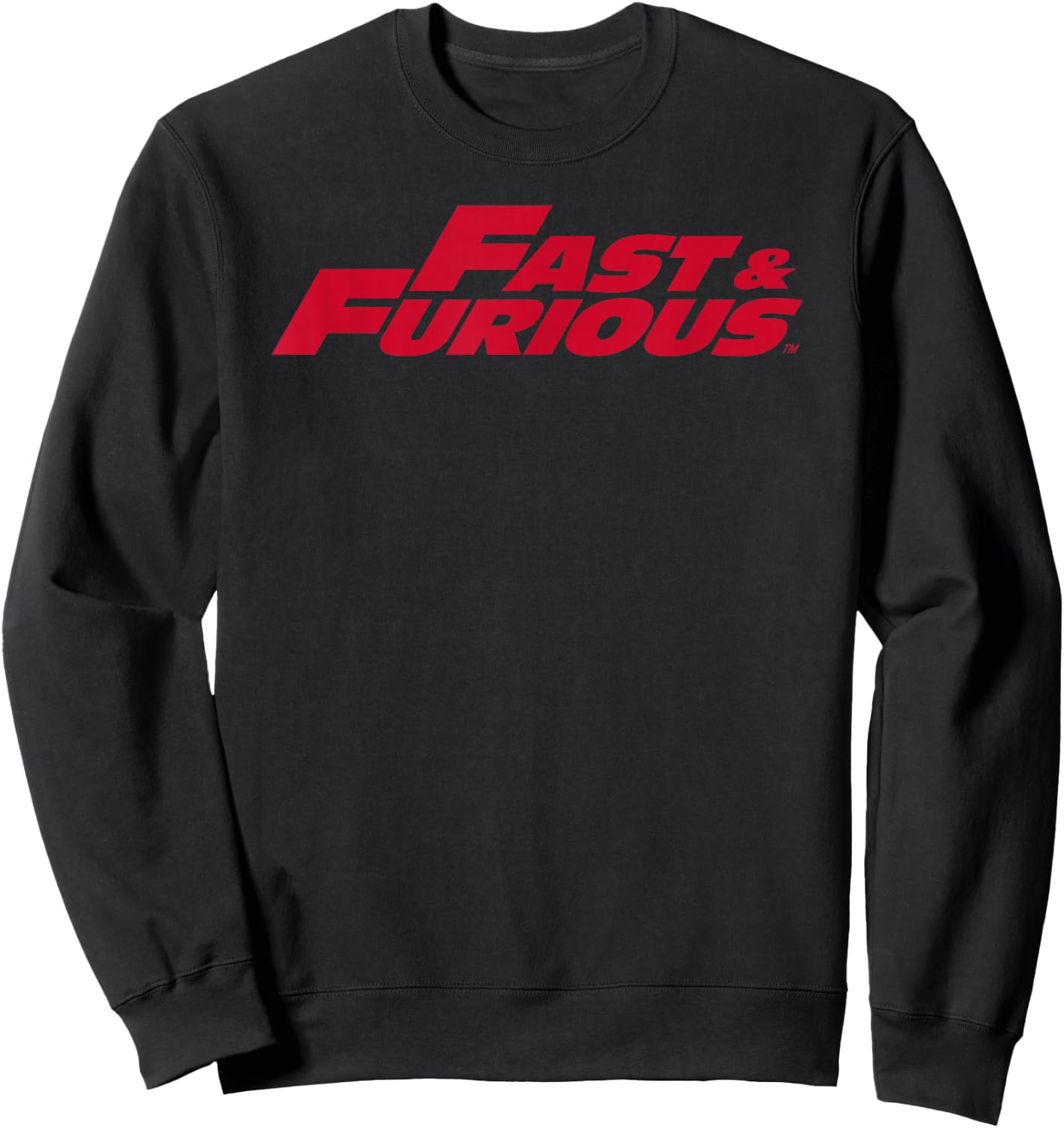 Fast & Furious Classic Red Logo Sweatshirt - Sweatshirt | Black