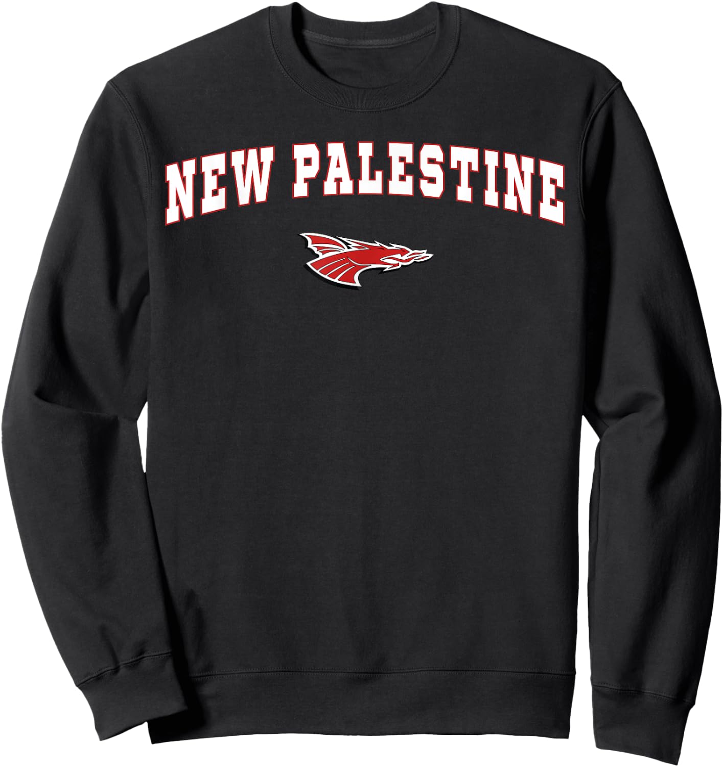 New Palestine High School Dragons Sweatshirt - Sweatshirt | Black