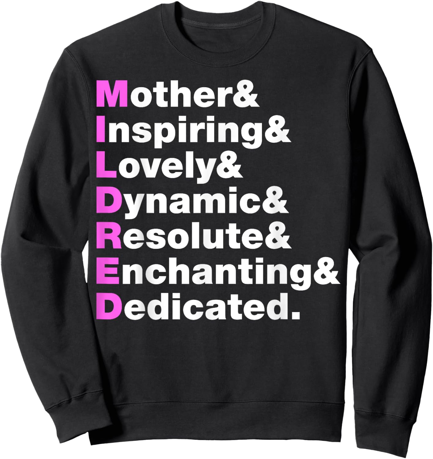 Mildred Name Gift - Personalized Mildred Sweatshirt - Sweatshirt | Black