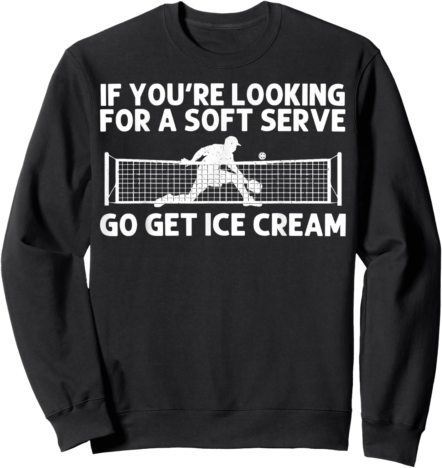 Pickleball Art Women Pickleball Player Pickle Ball Sweatshirt - Sweatshirt | Black