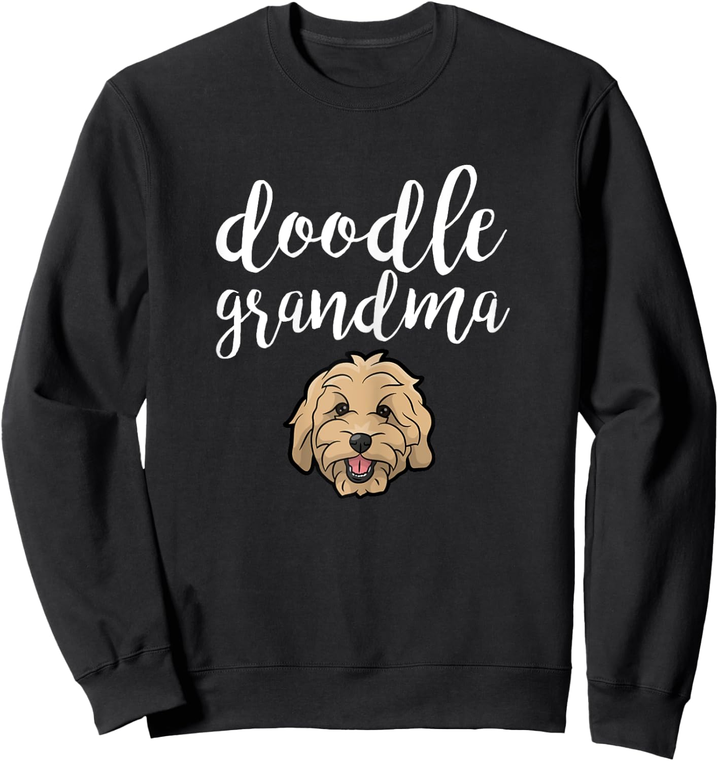 Goldendoodle Grandma - Doodle Grandma Cute Dog Sweatshirt - Sweatshirt | Black
