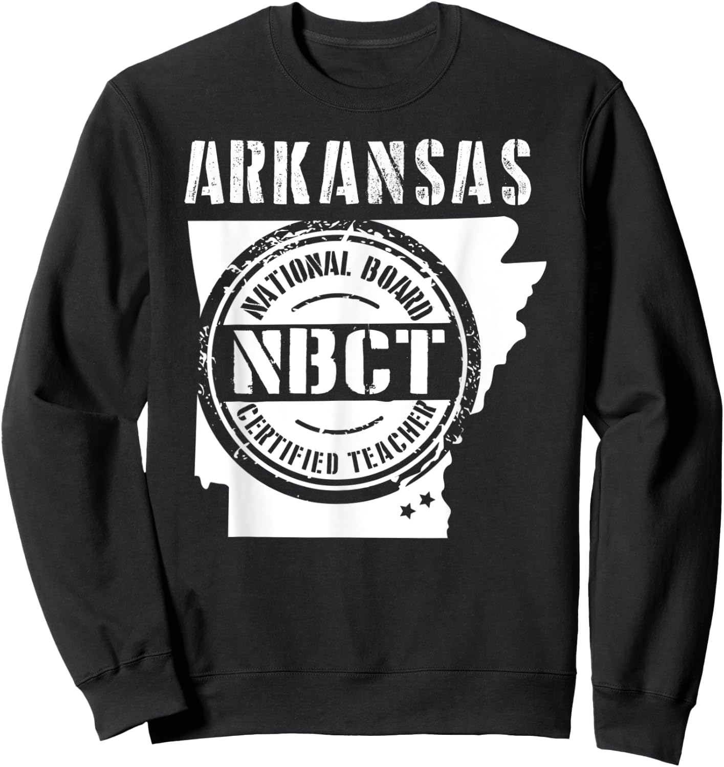 Arkansas National Board Certified Teacher Women Sweatshirt - Sweatshirt | Black