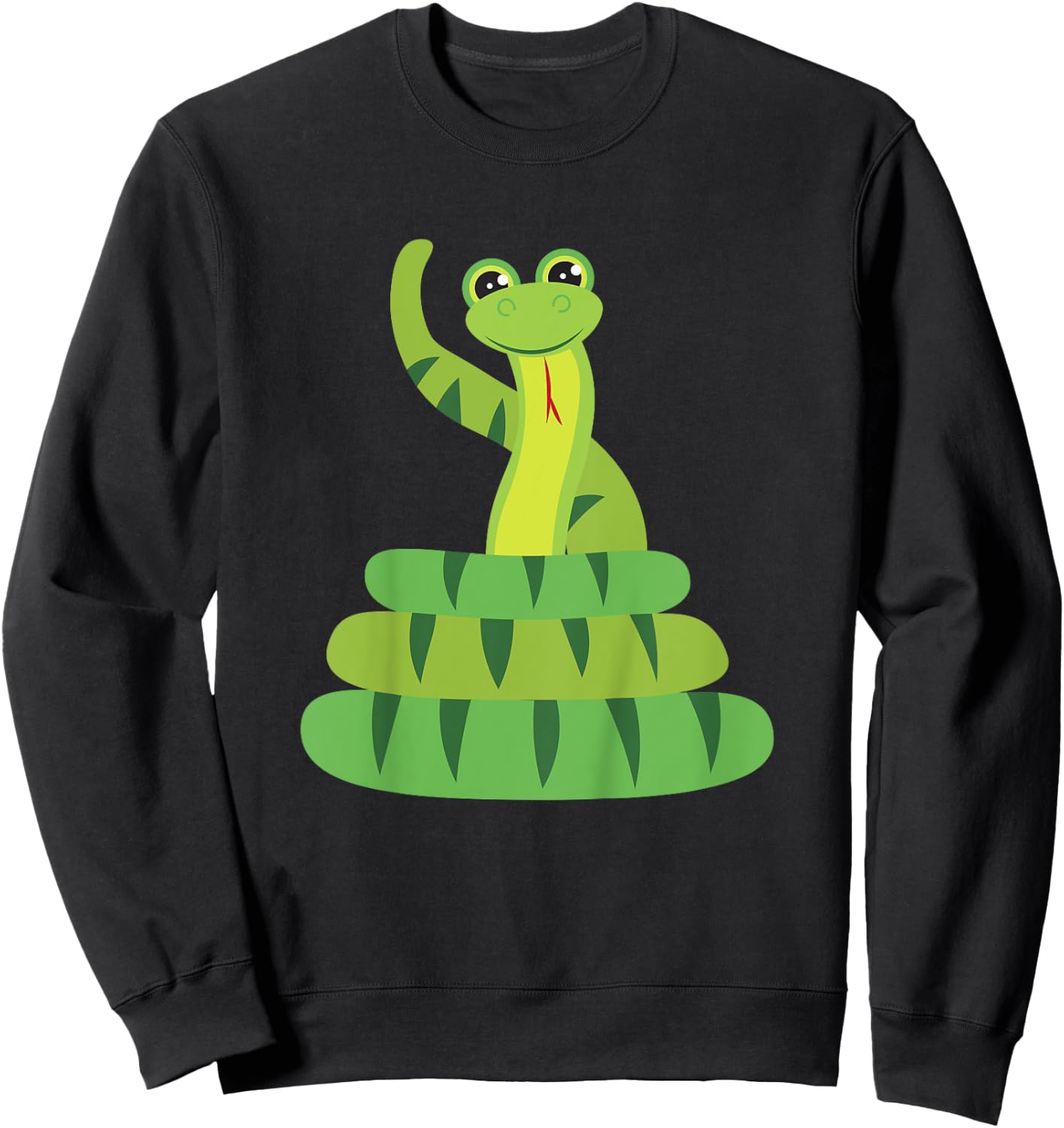 Funny Boa Constrictor Python Reptile Snake Boys Girls Sweatshirt - Sweatshirt | Black