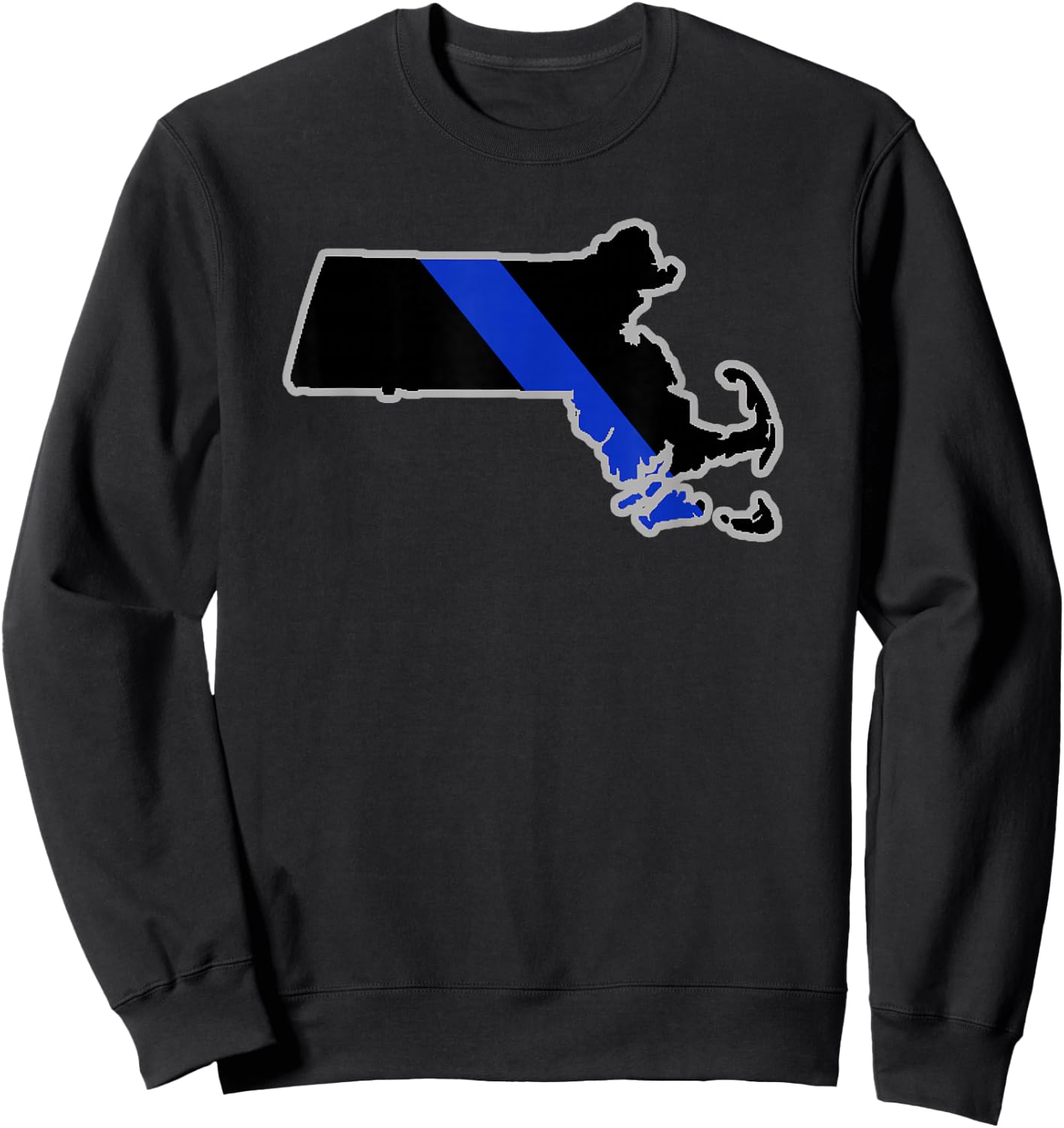 Massachusetts State Police Massachusetts Law Enforcement Sweatshirt - Sweatshirt | Black