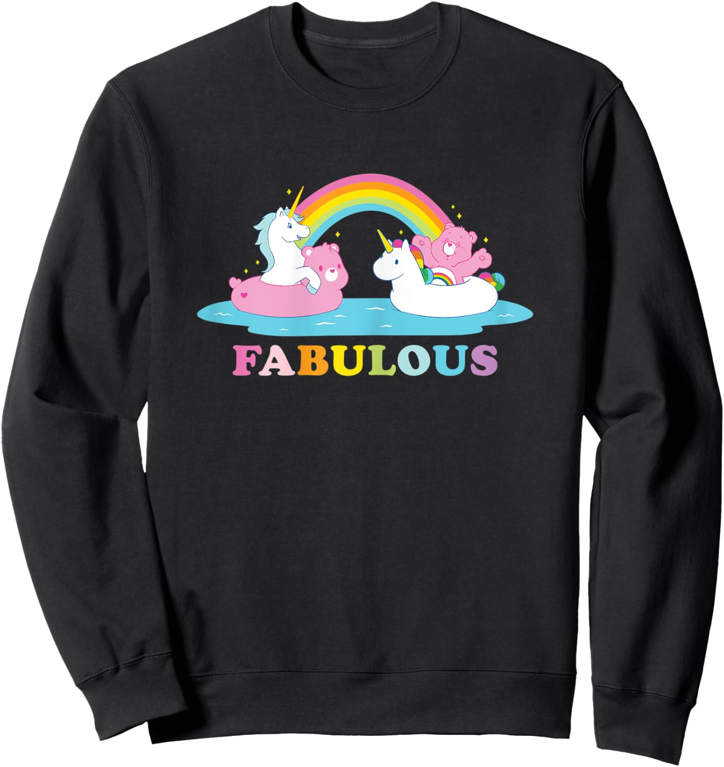 Care Bears Fabulous Unicorn Sweatshirt - Sweatshirt | Black