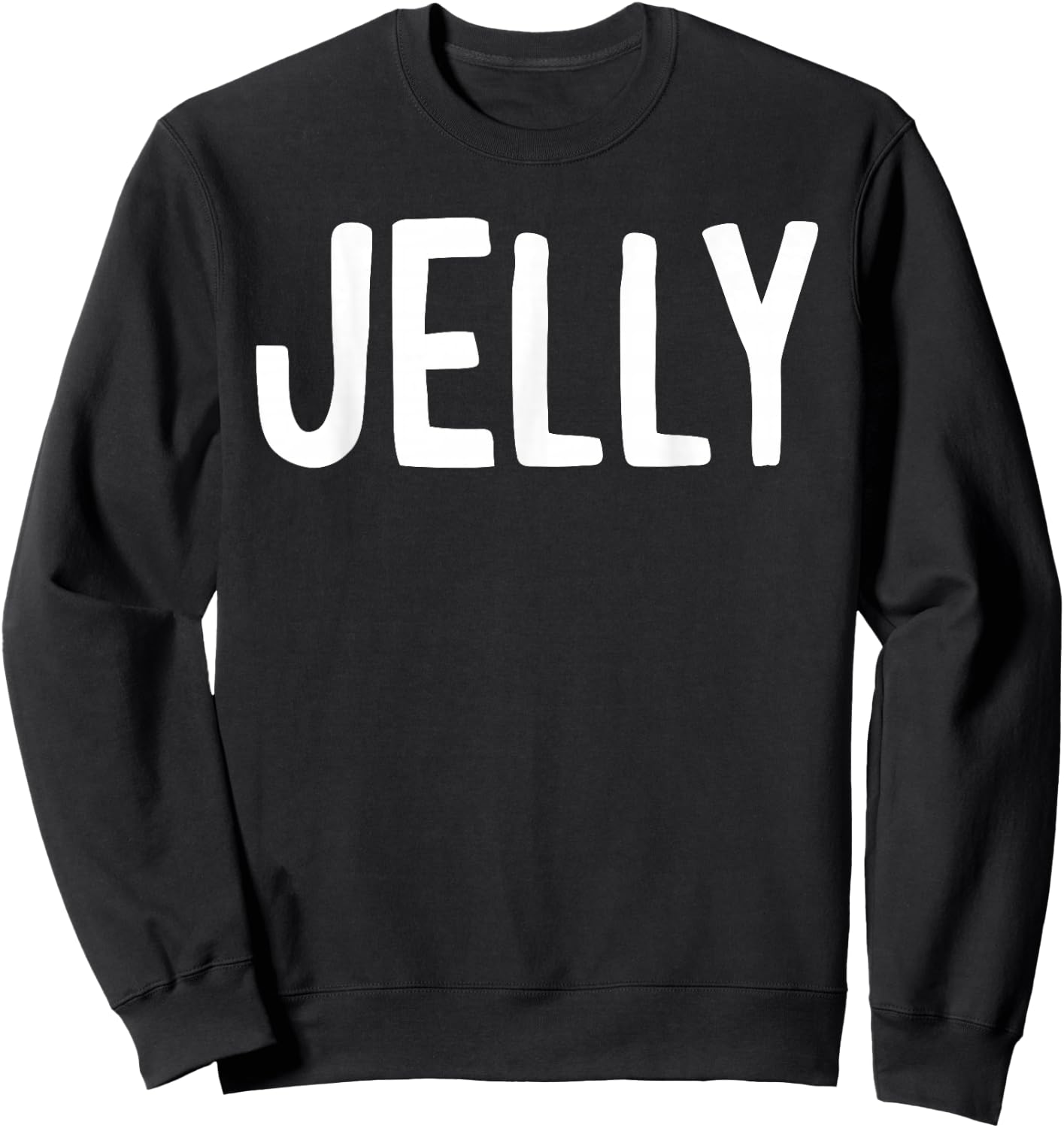 Jelly Shirt Adult Men Women Kids Matching Jelly Costume Sweatshirt - Sweatshirt | Black