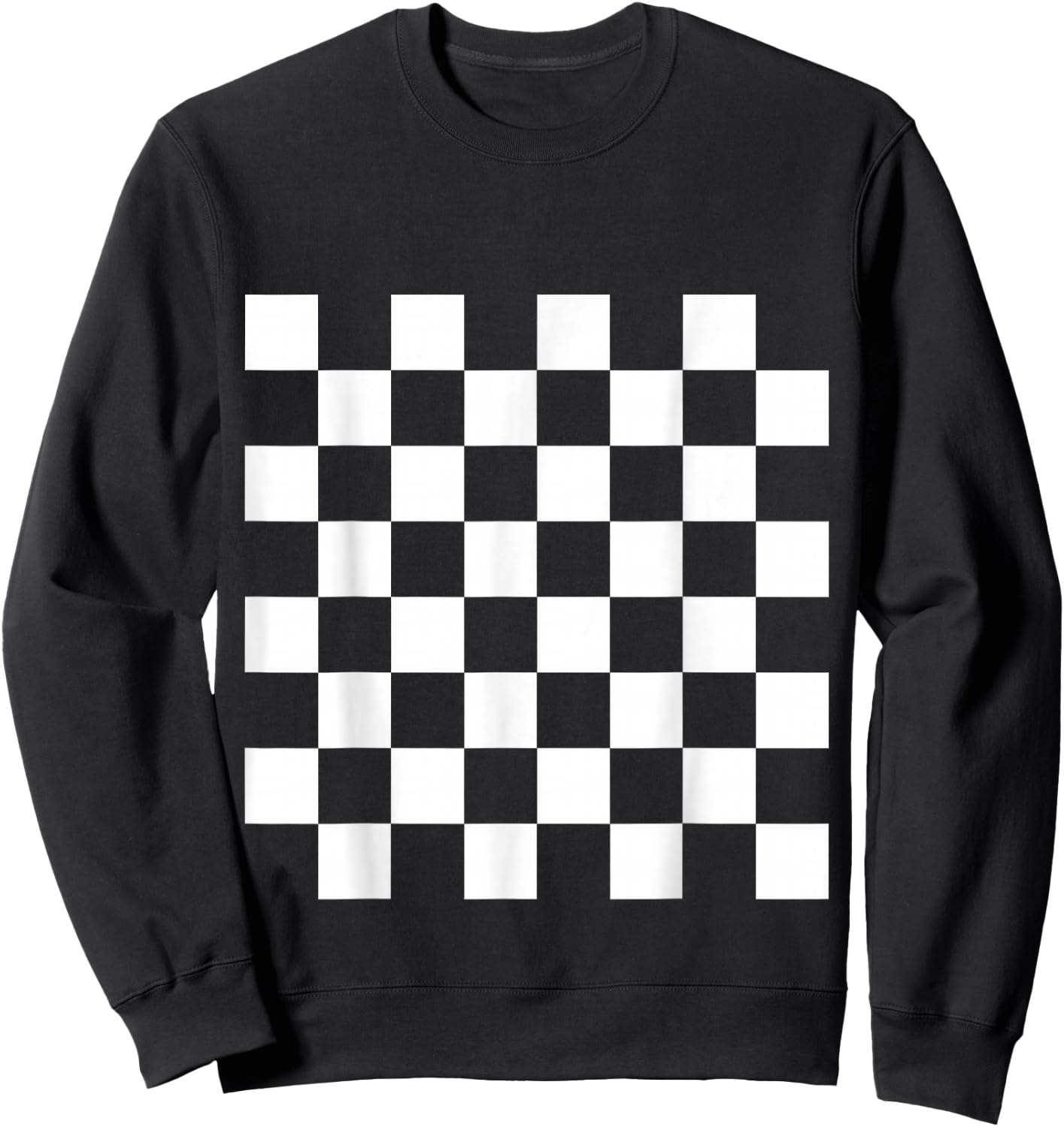 Chessboard Funny Cute DIY Halloween Costume Men Women Sweatshirt - Sweatshirt | Black