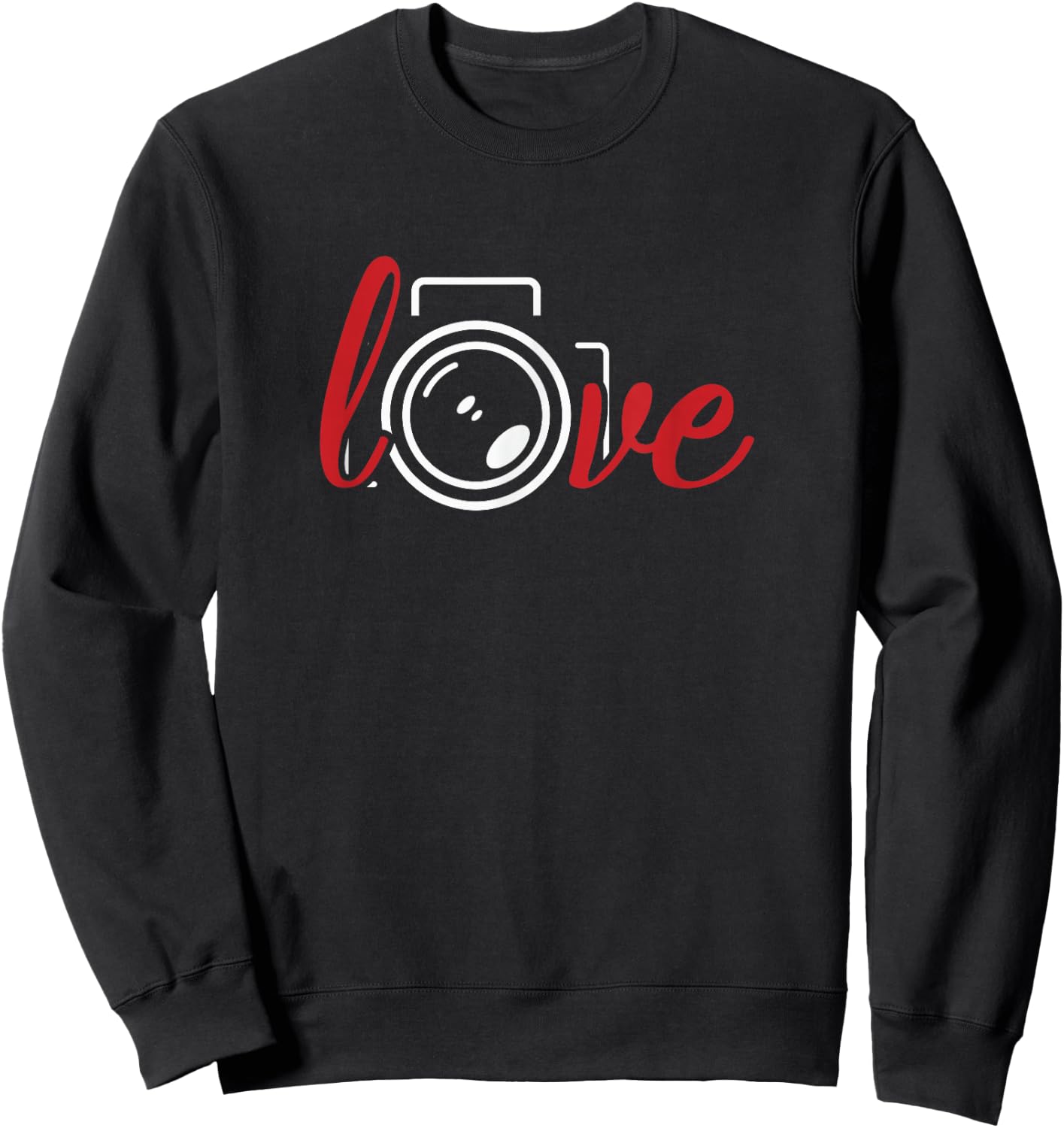 Photography T Shirt Love Photographer Gift Sweatshirt - Sweatshirt | Black