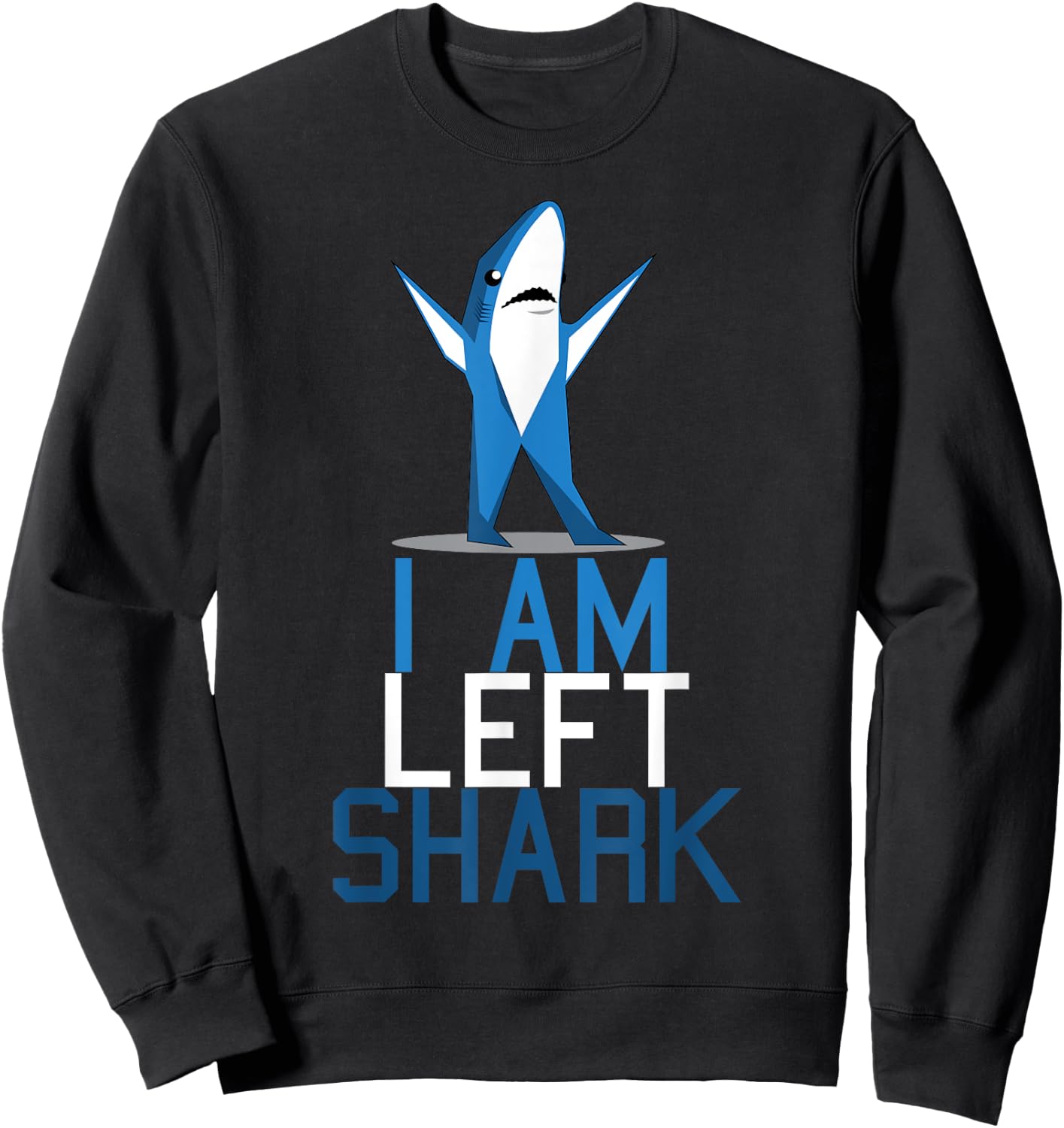 Left shark bad at dancing Sweatshirt - Sweatshirt | Black