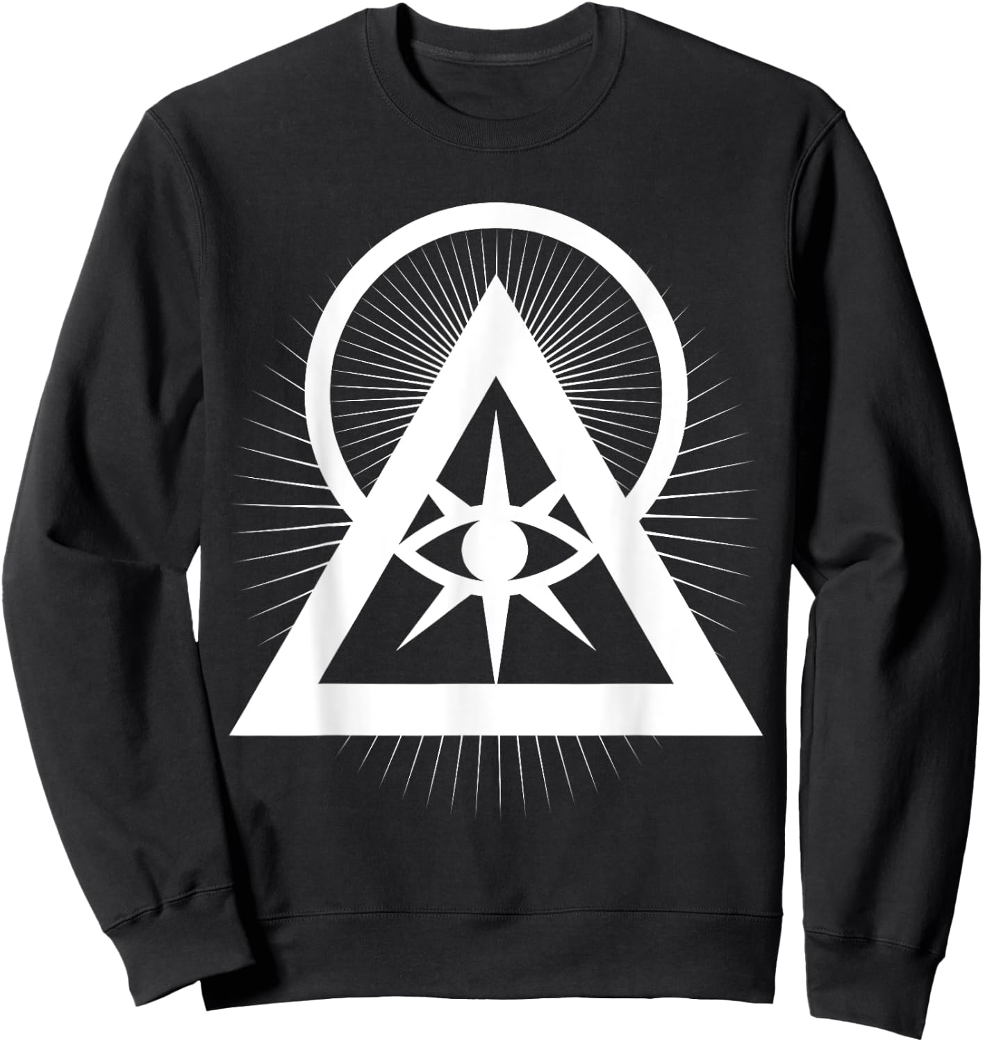 Illuminati All Seeing Eye Logo Sweatshirt - Sweatshirt | Black