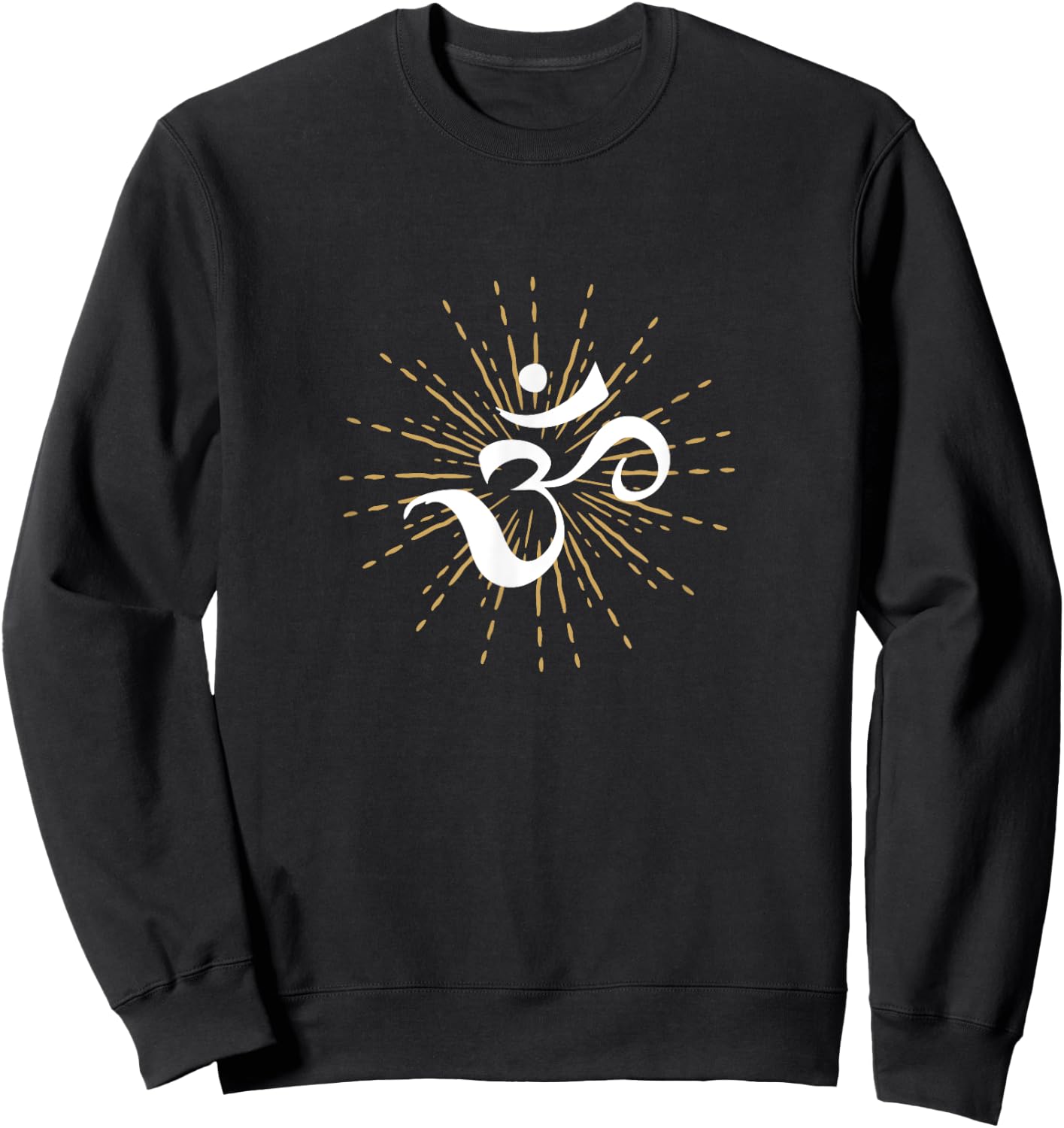 Om shirt Energy Symbol chakra Mantra Meditation Yoga Sweatshirt - Sweatshirt | Black