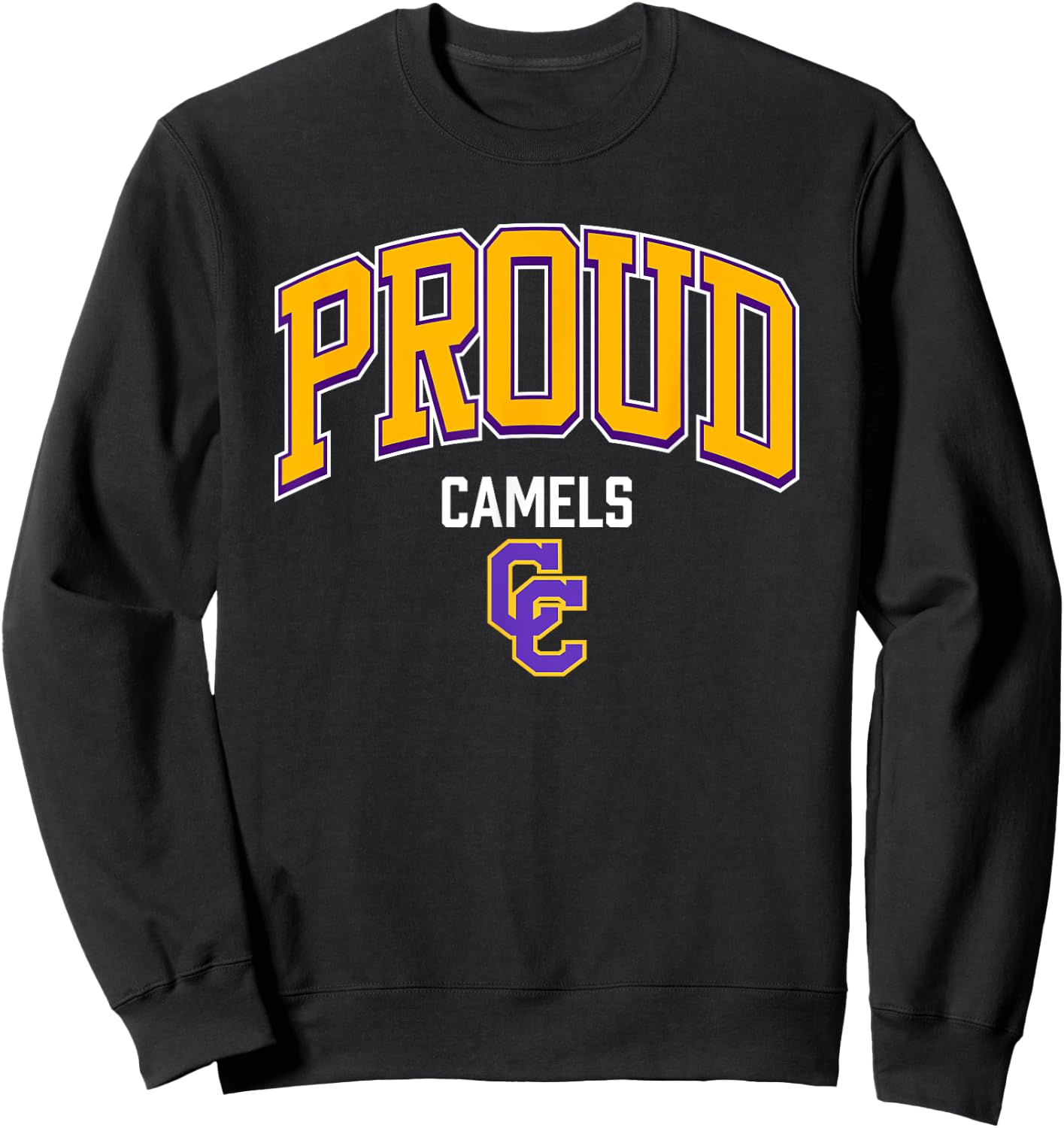 Campbell County Camels Logo Proud HS Sweatshirt - Sweatshirt | Black