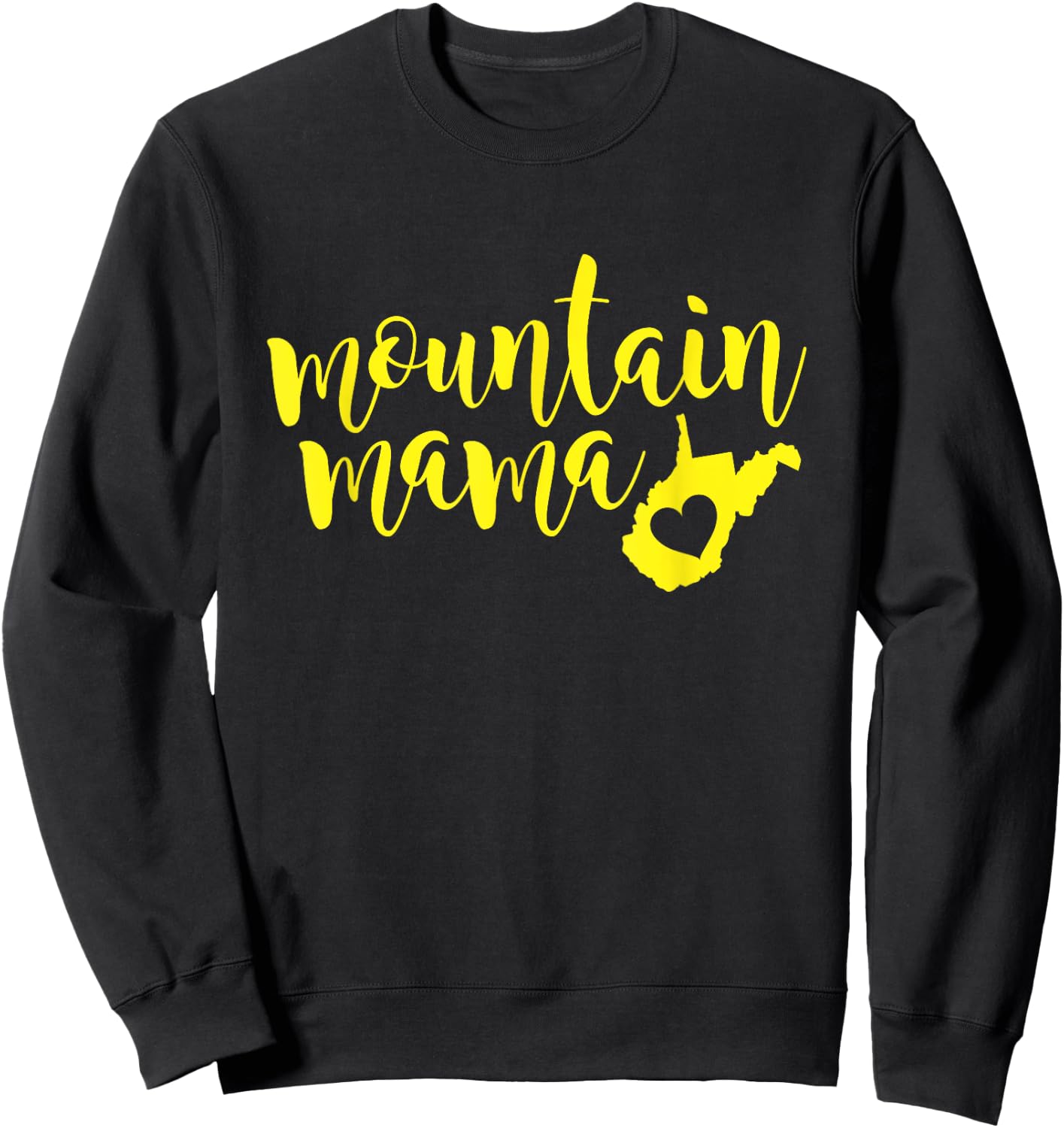 WV Mountain Mama Sweatshirt - Sweatshirt | Black