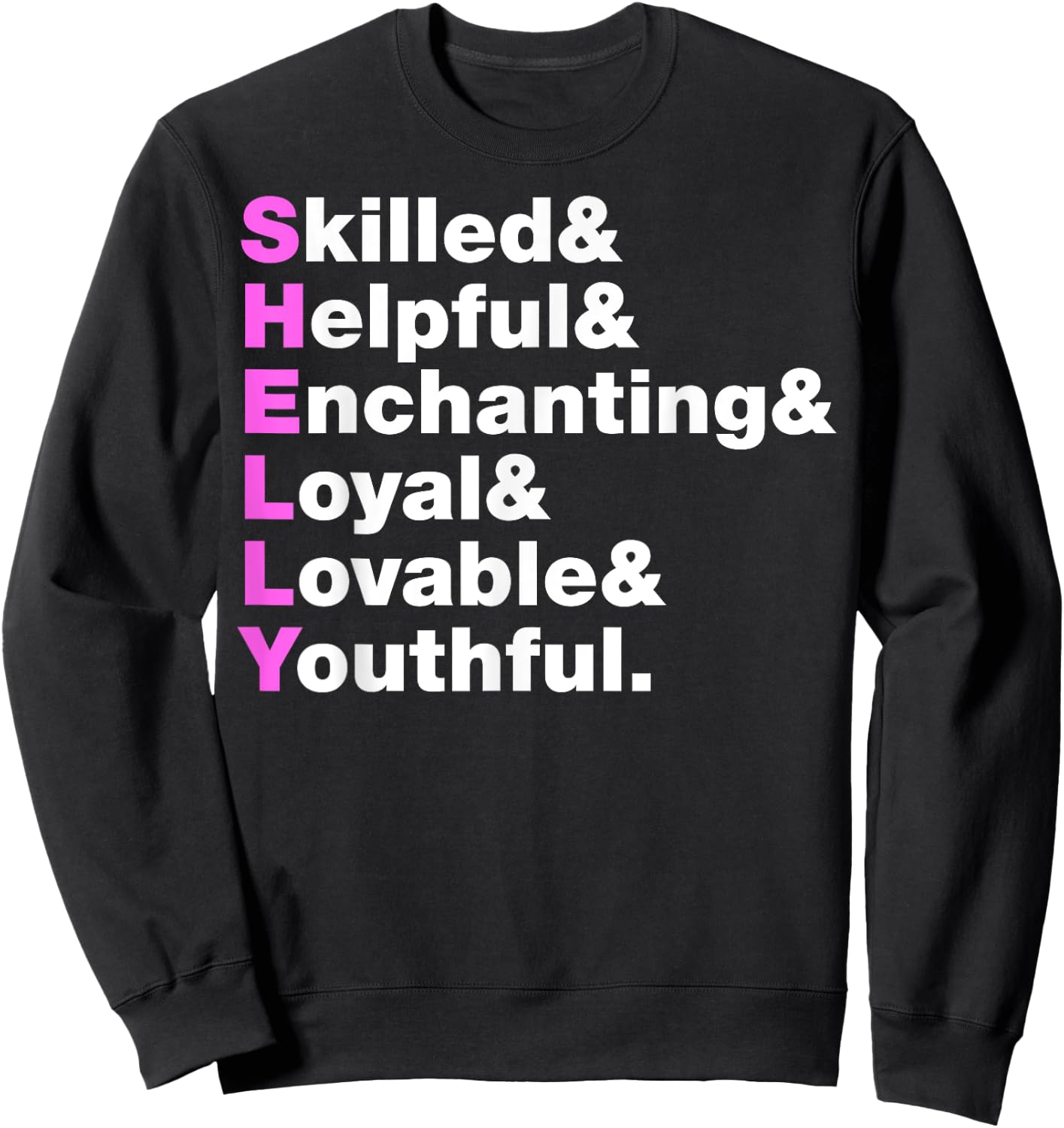 Shelly Name Gift - Personalized Shelly Sweatshirt - Sweatshirt | Black