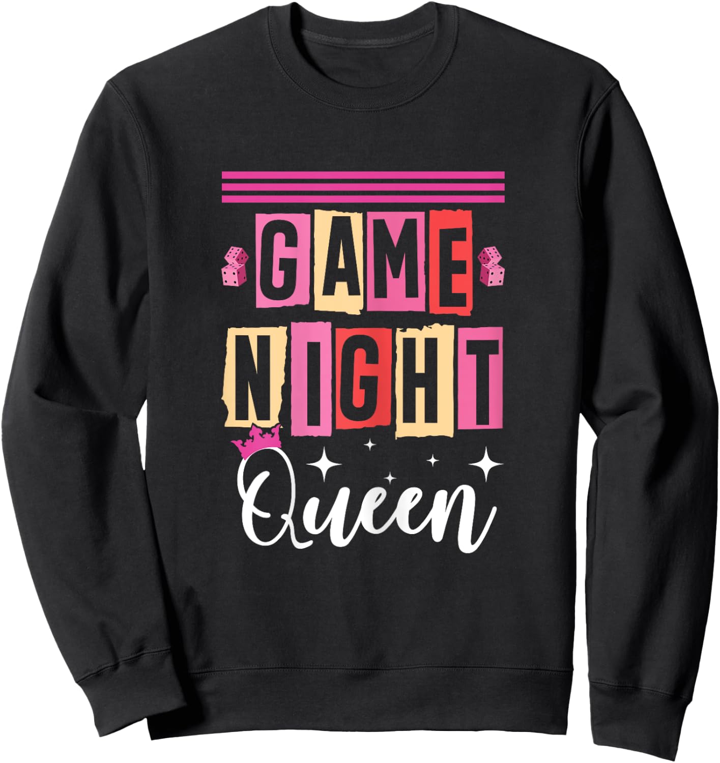 Game Night Host Sweatshirt - Sweatshirt | Black