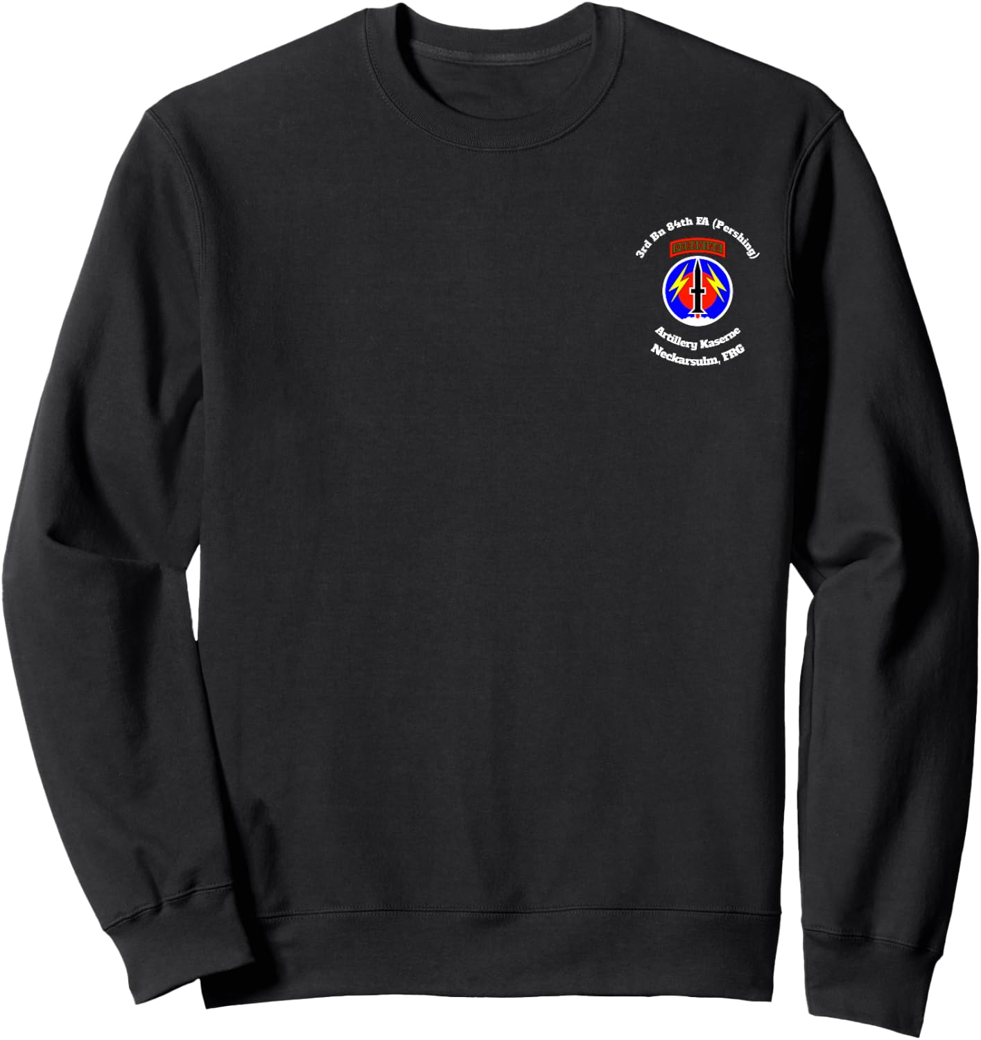 3rd Bn 84th FA Artillery Kaserne w56th FA small front design Sweatshirt - Sweatshirt | Black